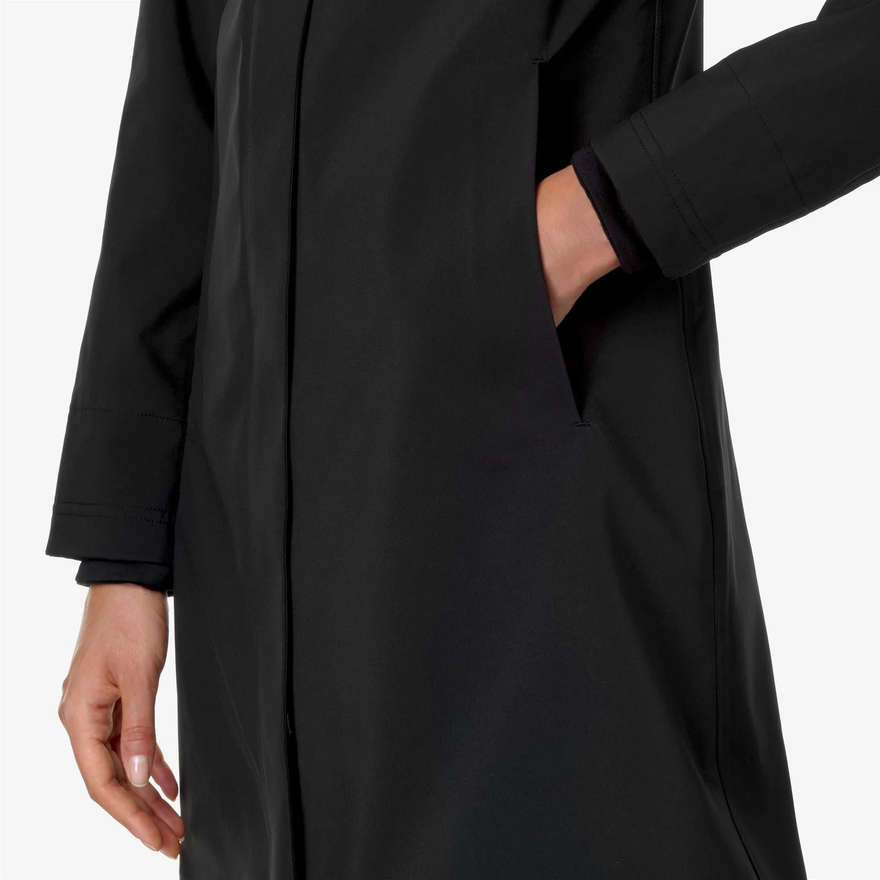 Stephy Bonded Long Jacket