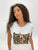 T+ART T-shirt maxi con stampa animalier