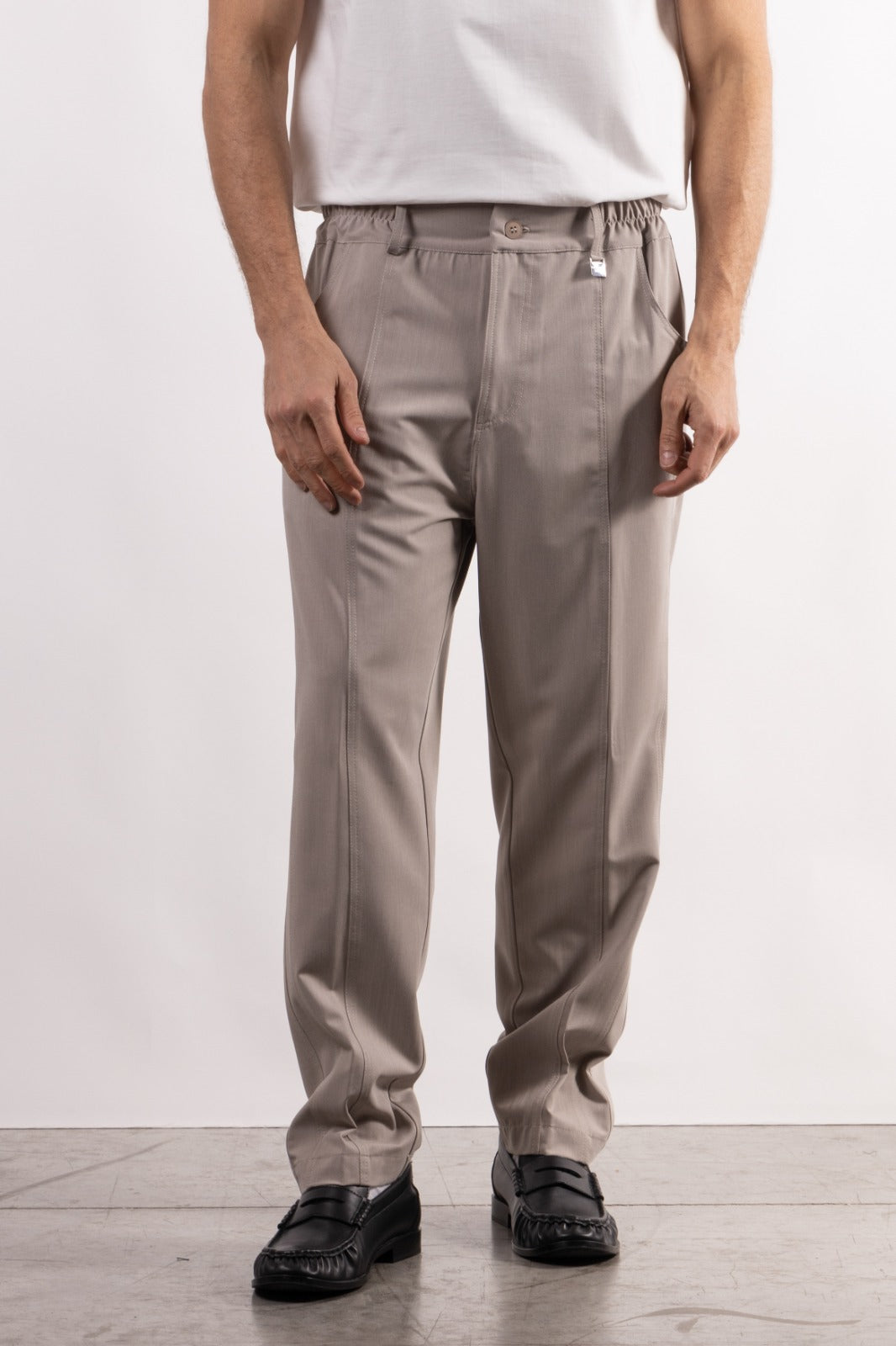 Pantalone regular in viscosa