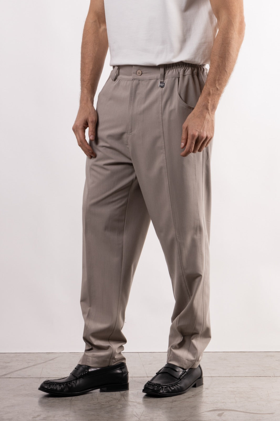 Pantalone regular in viscosa