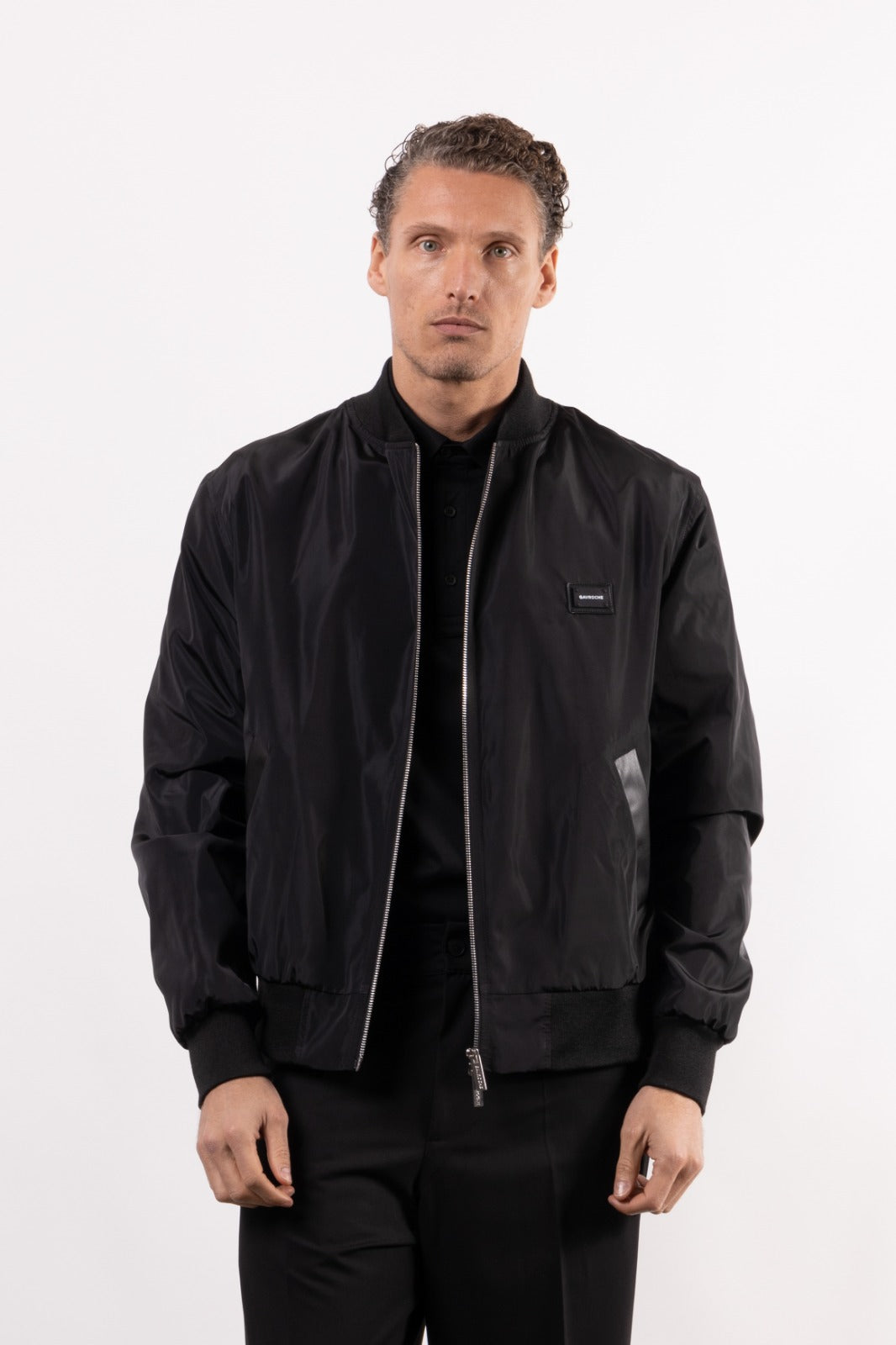 Giubbino bomber in tessuto tecnico