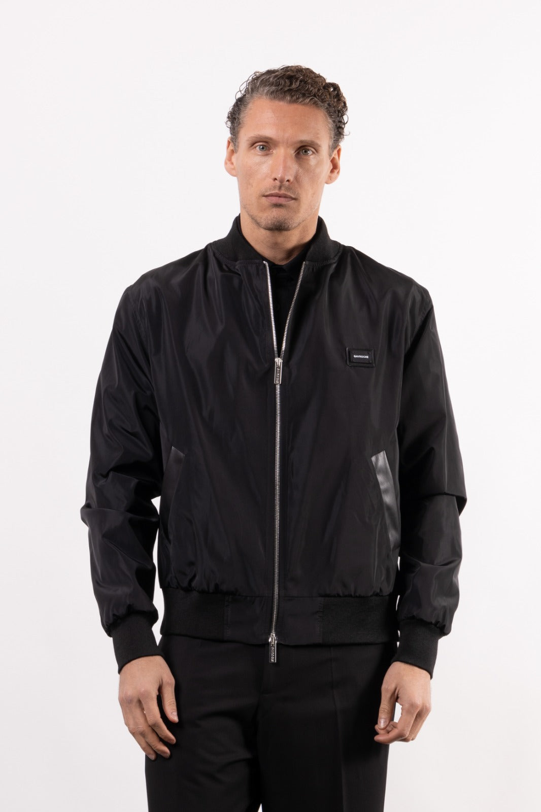 Giubbino bomber in tessuto tecnico