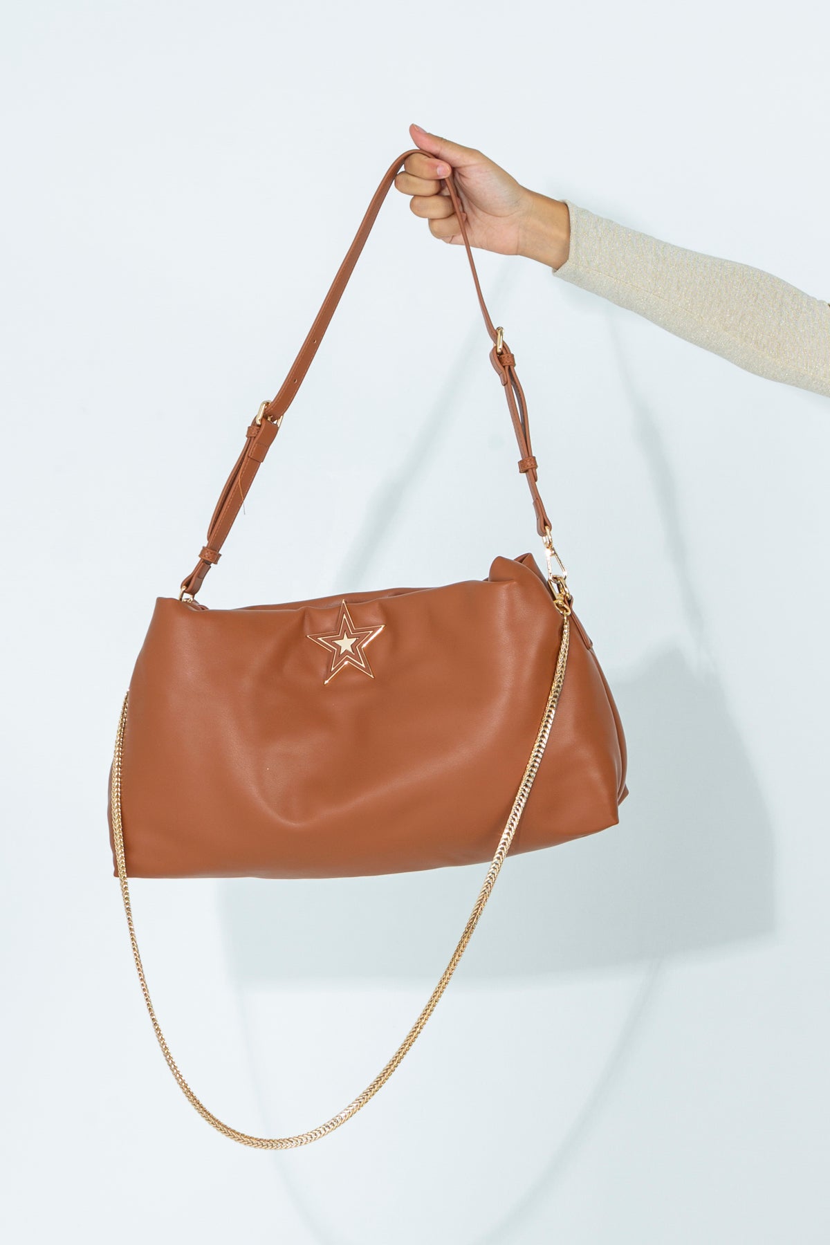 Puffy shoulder bag