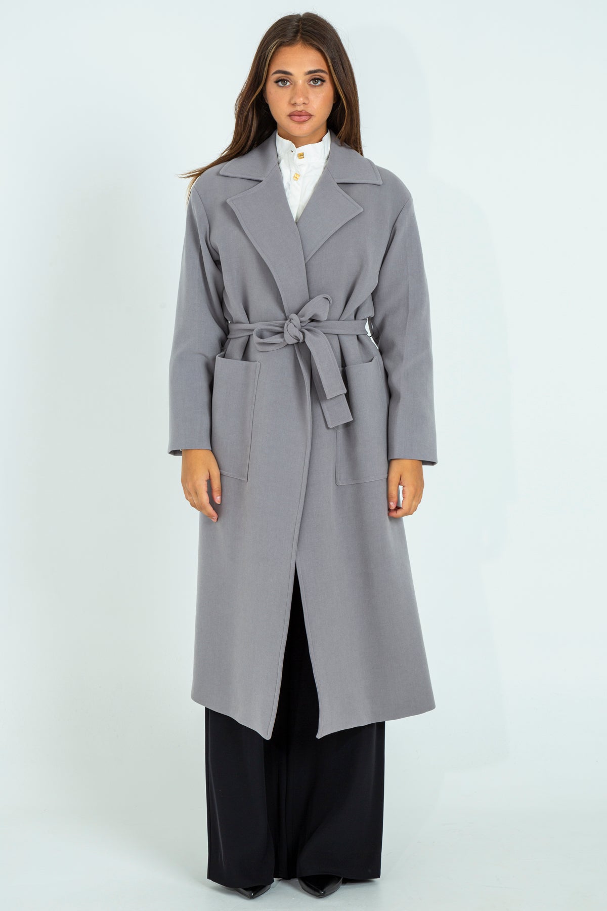 Long cloth coat