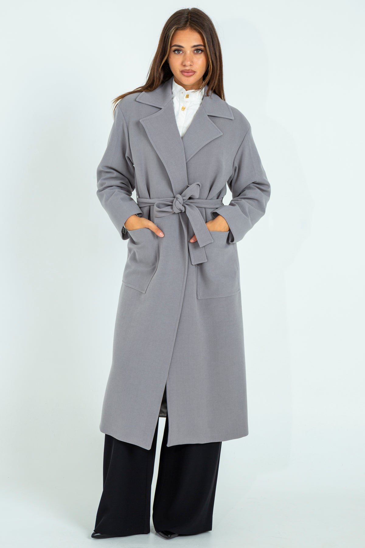 Long cloth coat