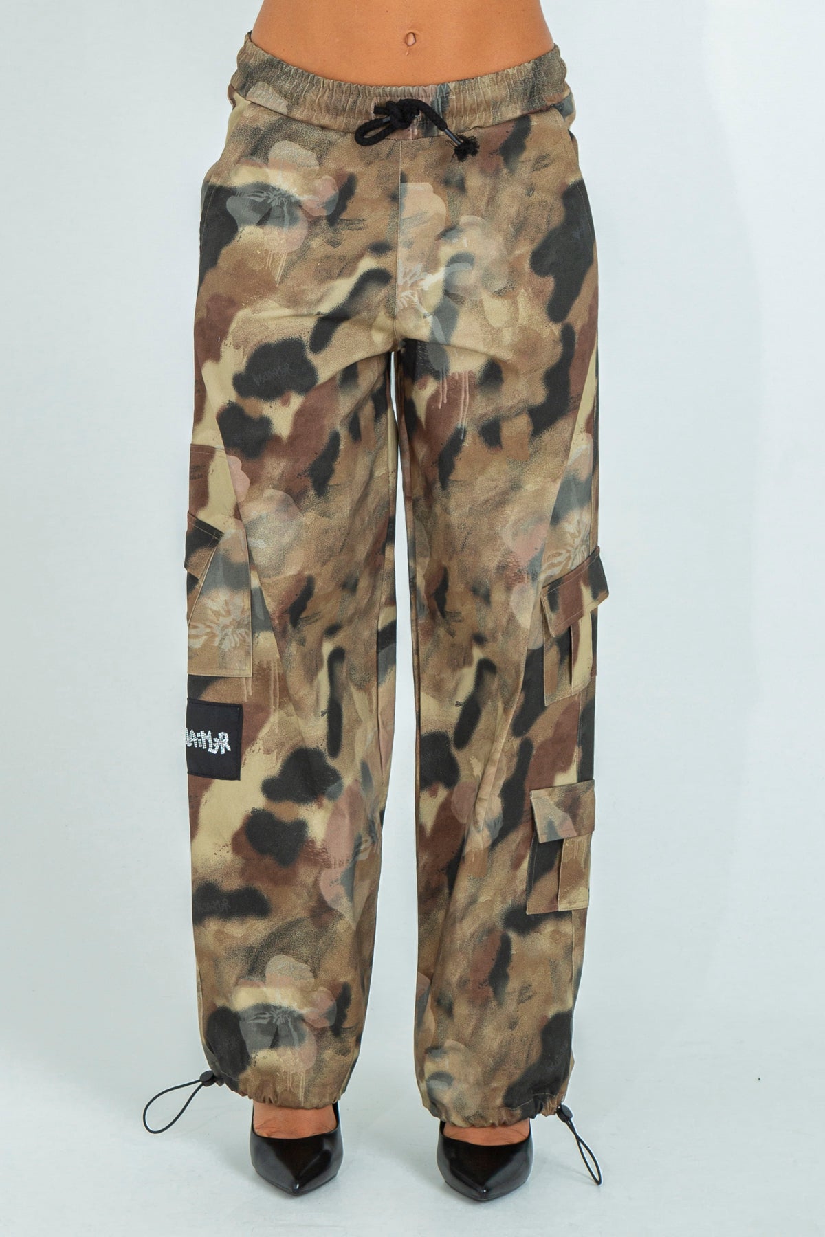 Pantaloni cargo camouflage