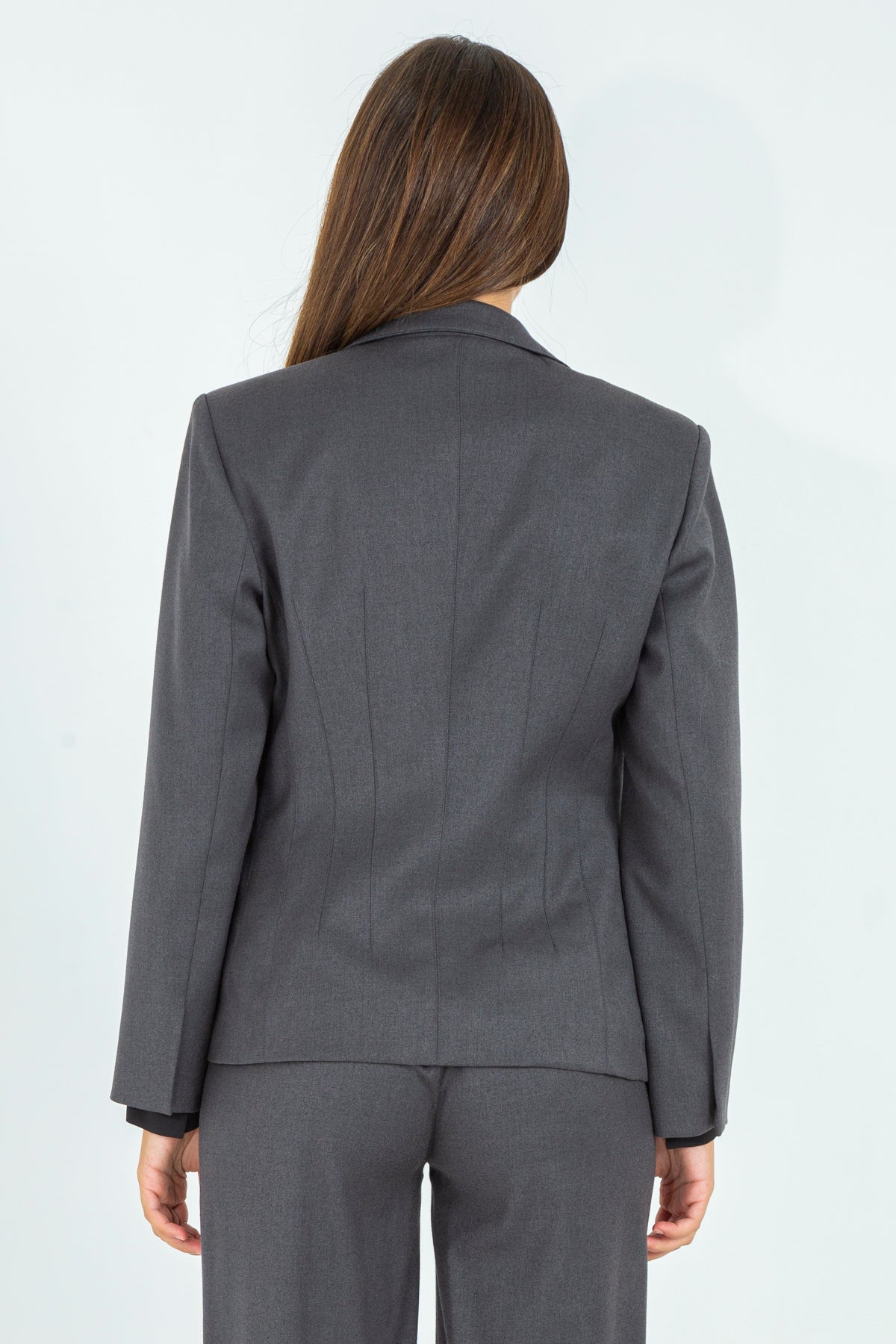 Double-breasted suit jacket