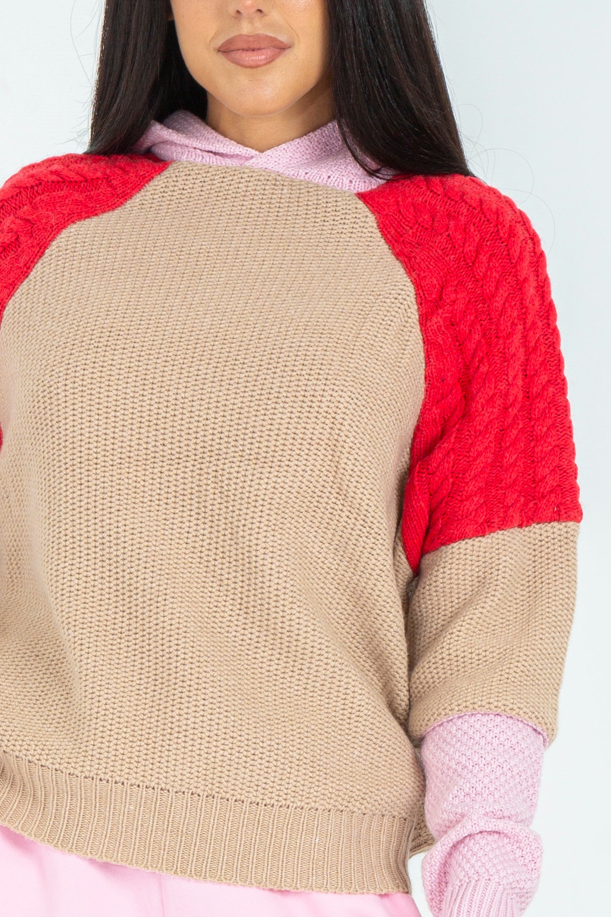 Color block sweater