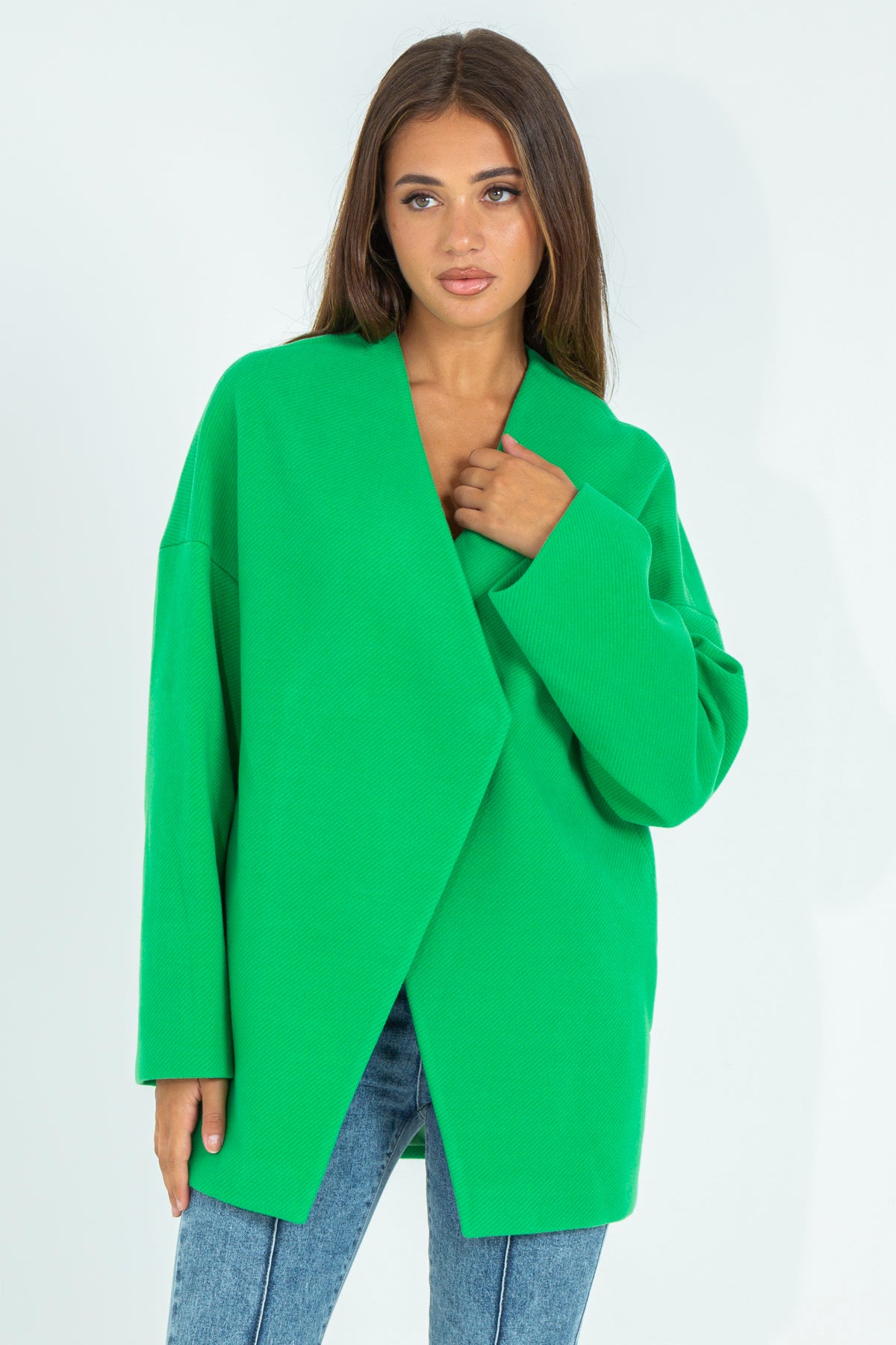 Double-breasted pea coat