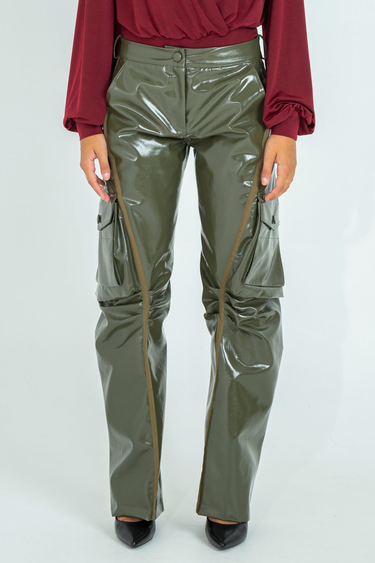 Nylon cargo pants