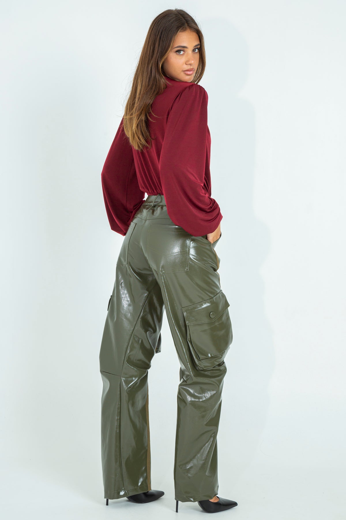 Nylon cargo pants