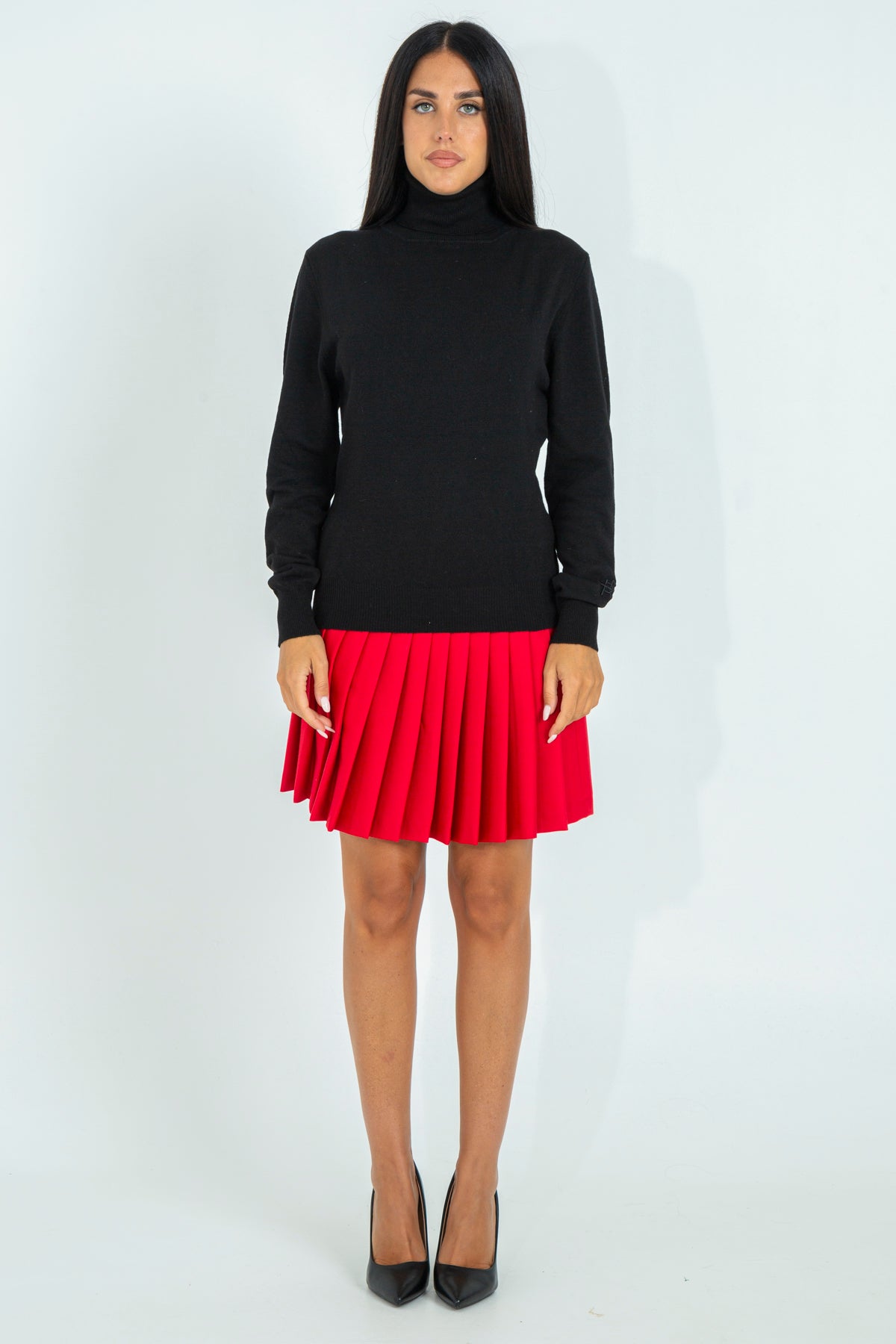 Wool and cashmere blend turtleneck sweater