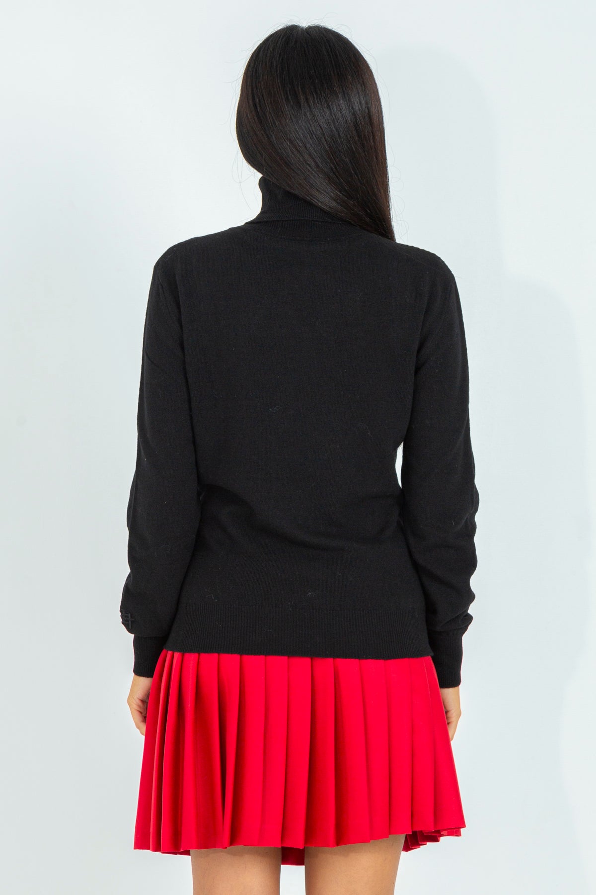 Wool and cashmere blend turtleneck sweater