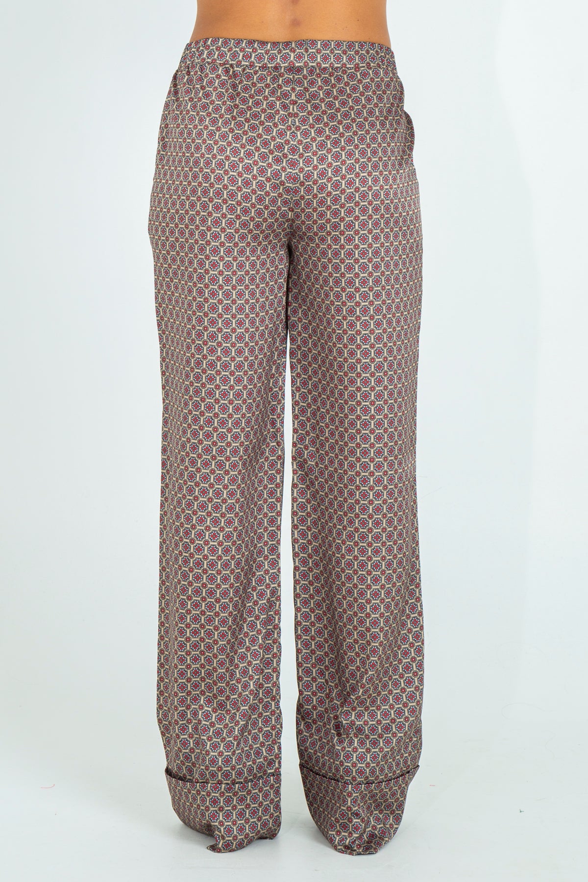 Fluid twill trousers