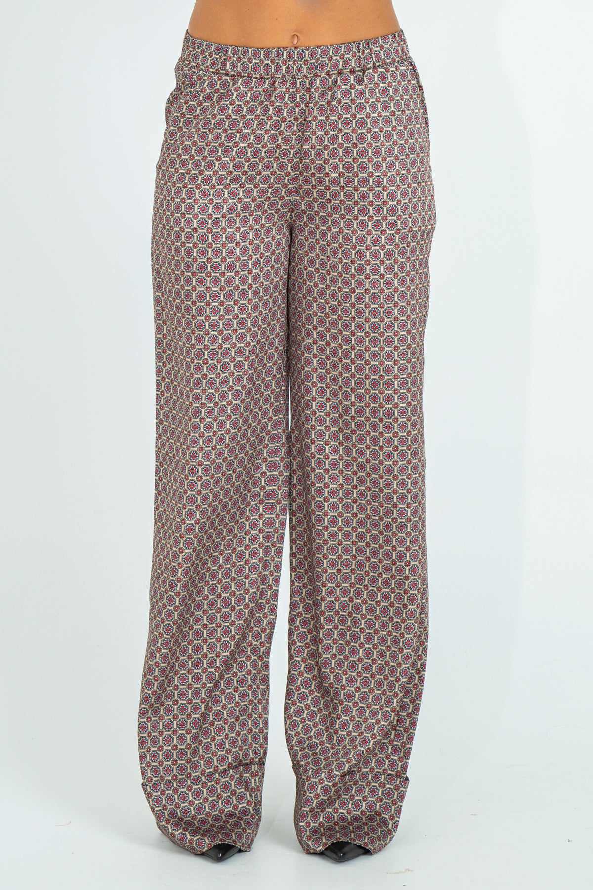 Fluid twill trousers