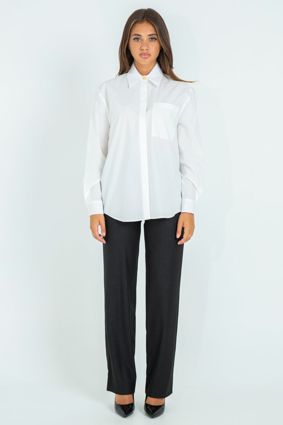 Cotton poplin shirt