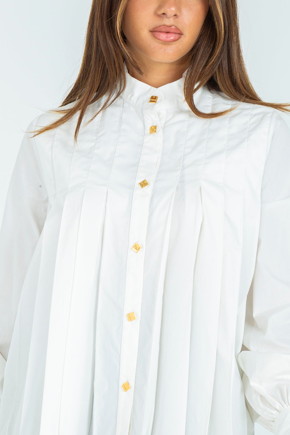 Pleated shirt