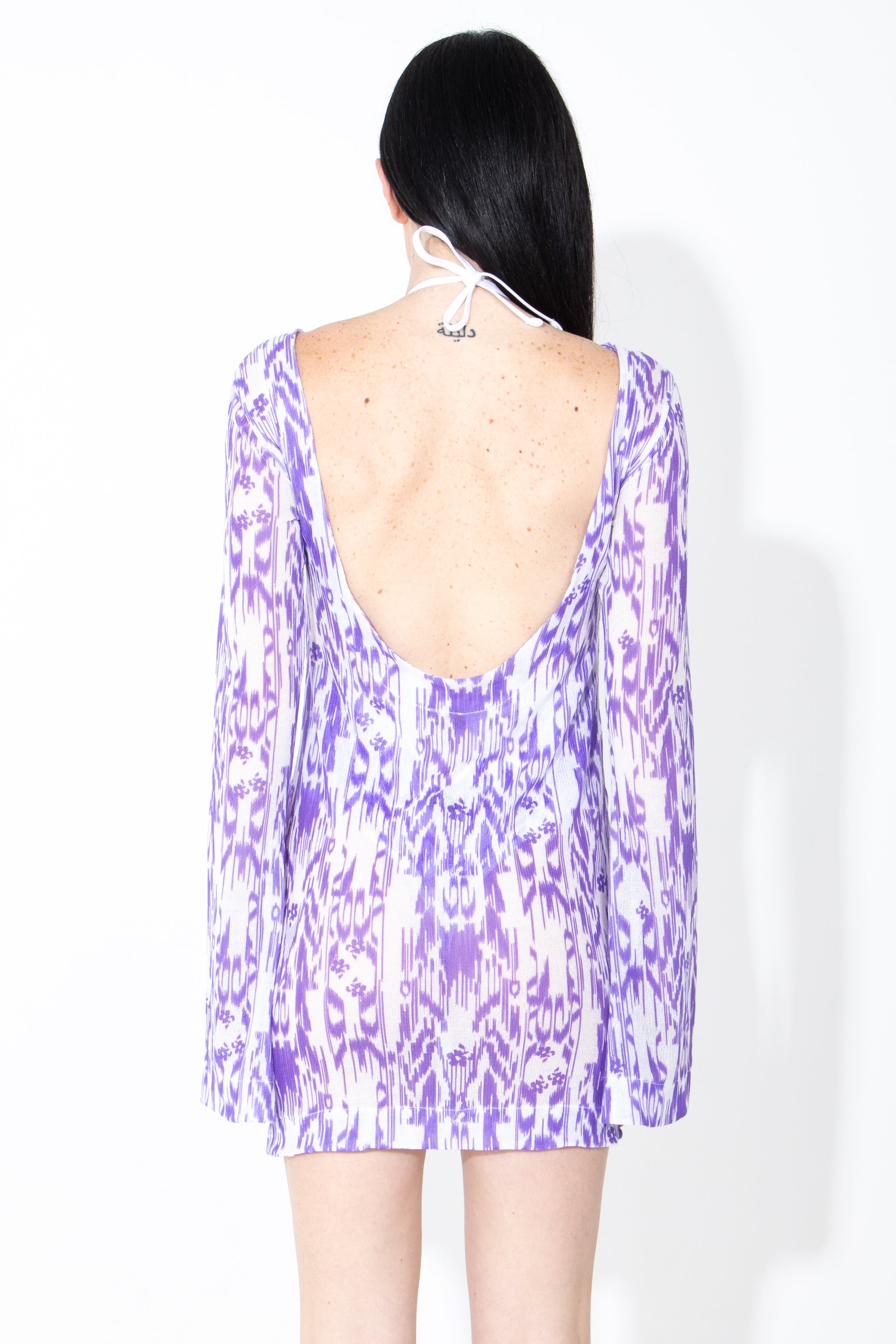 Abito corto tie dye