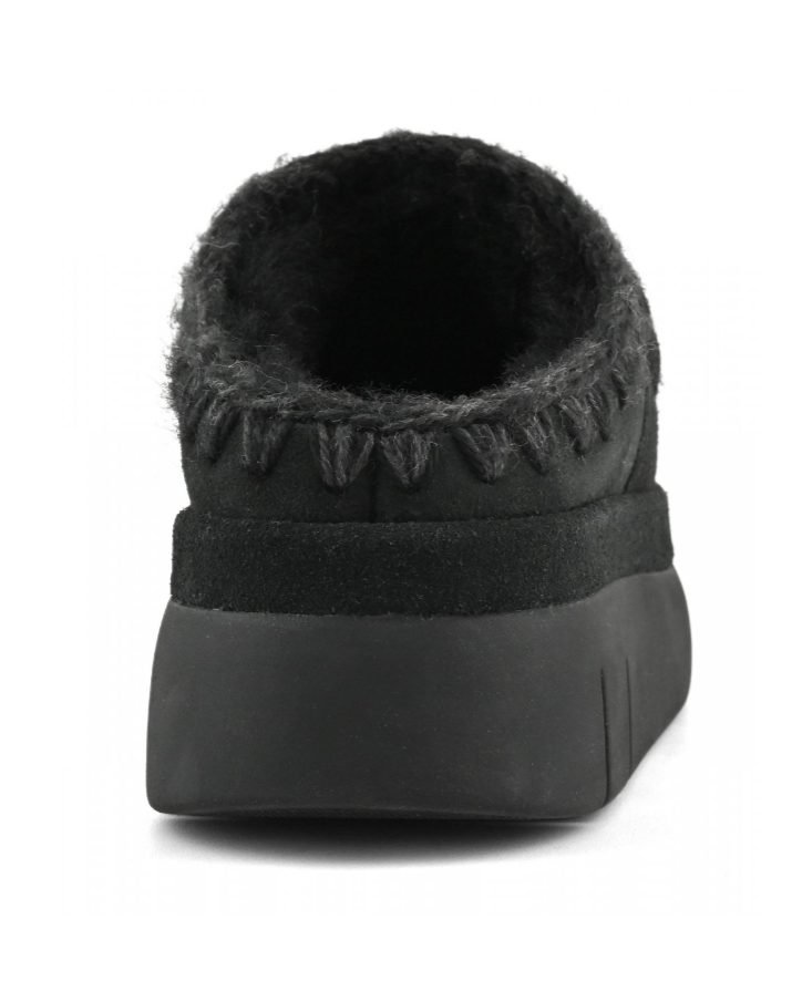 Eskimo Sabot Welt Clog Suede BKBK