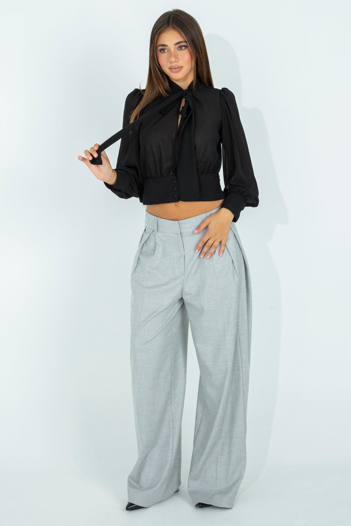 Pantalone baggy da completo