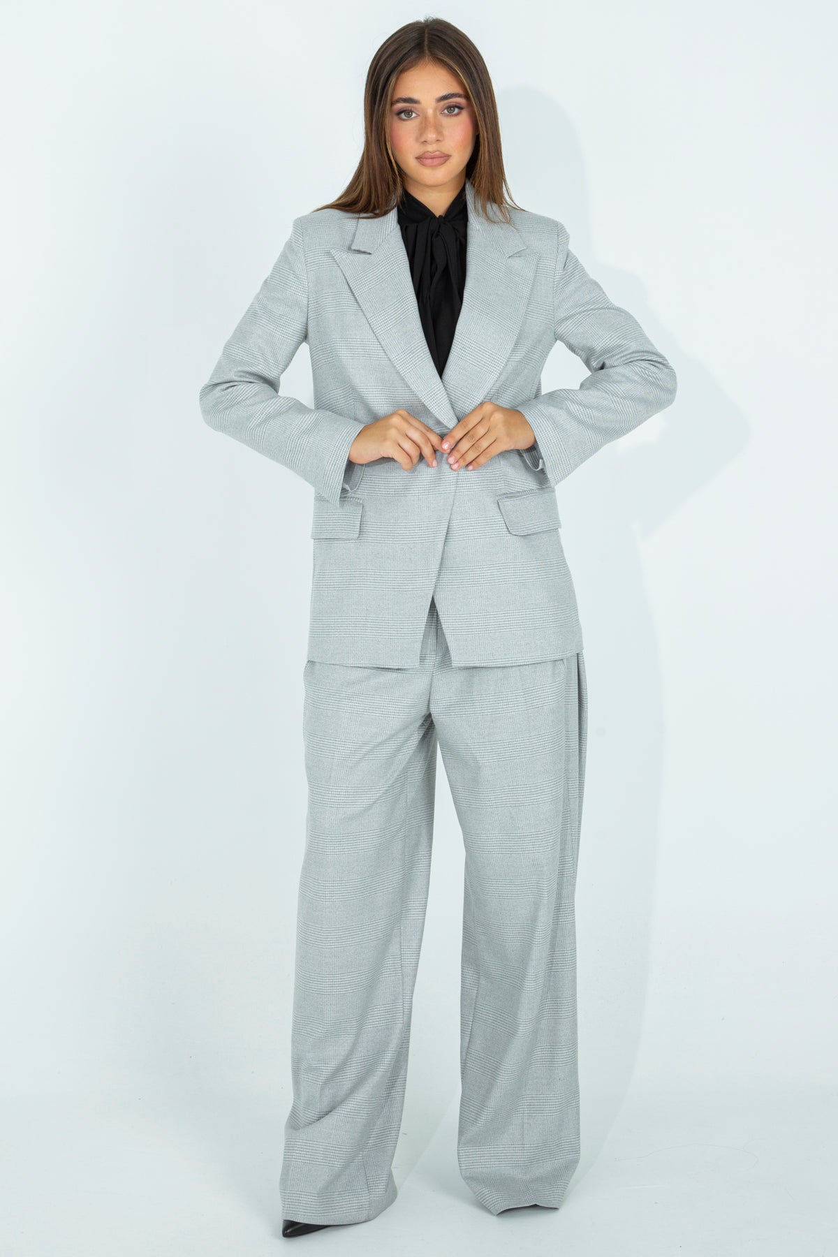 Baggy suit trousers