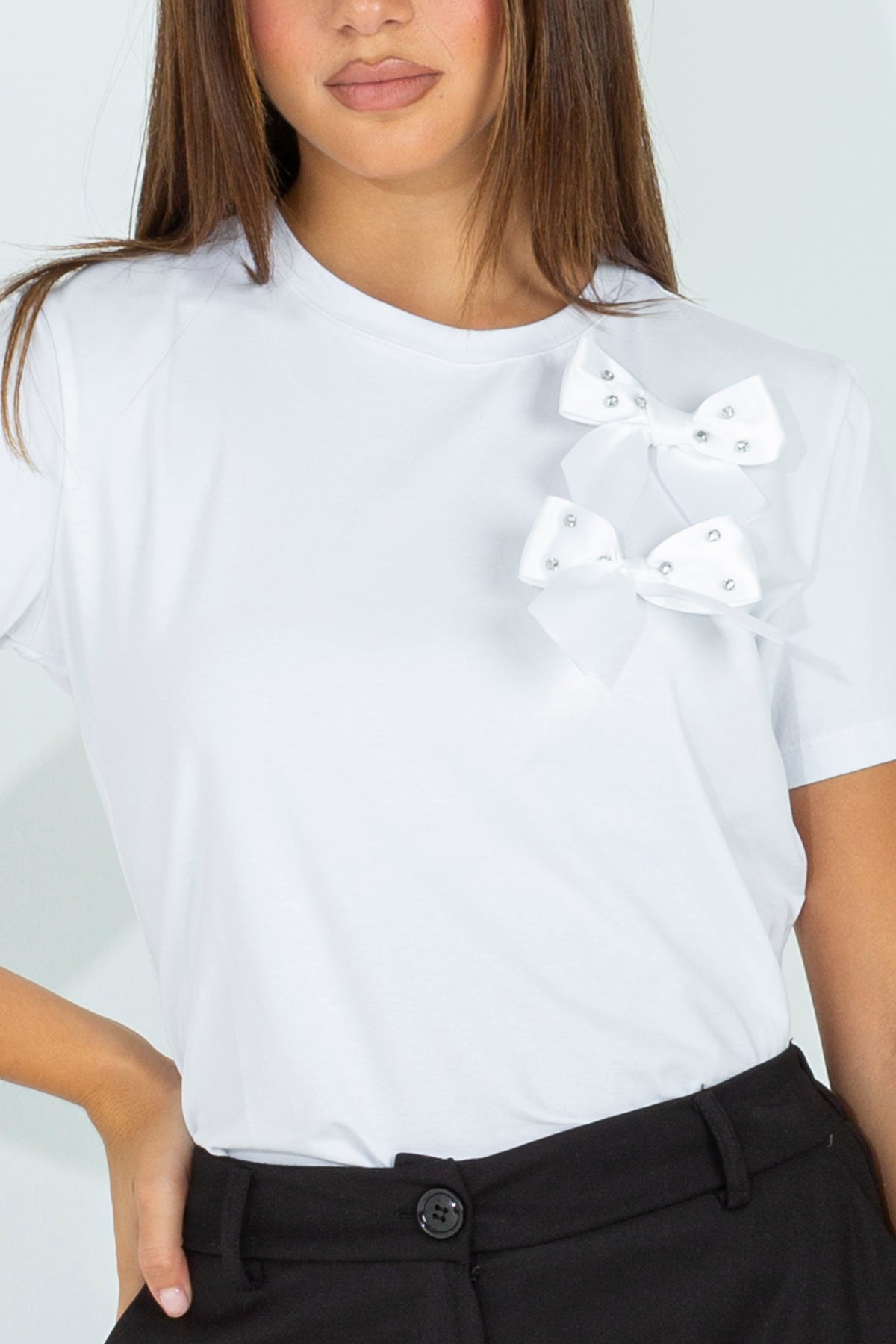 T-shirt with bows