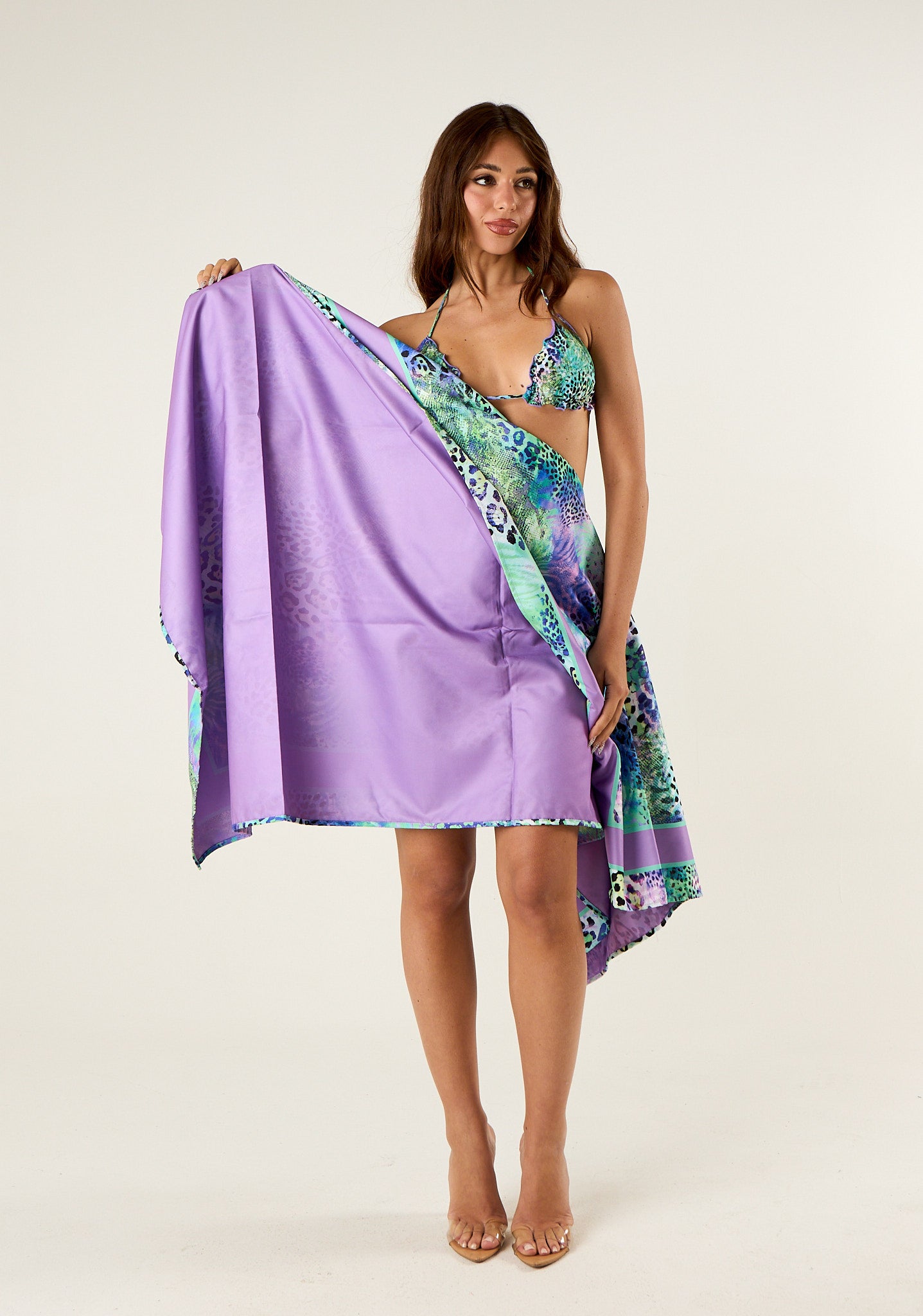 Telo mare patch animalier