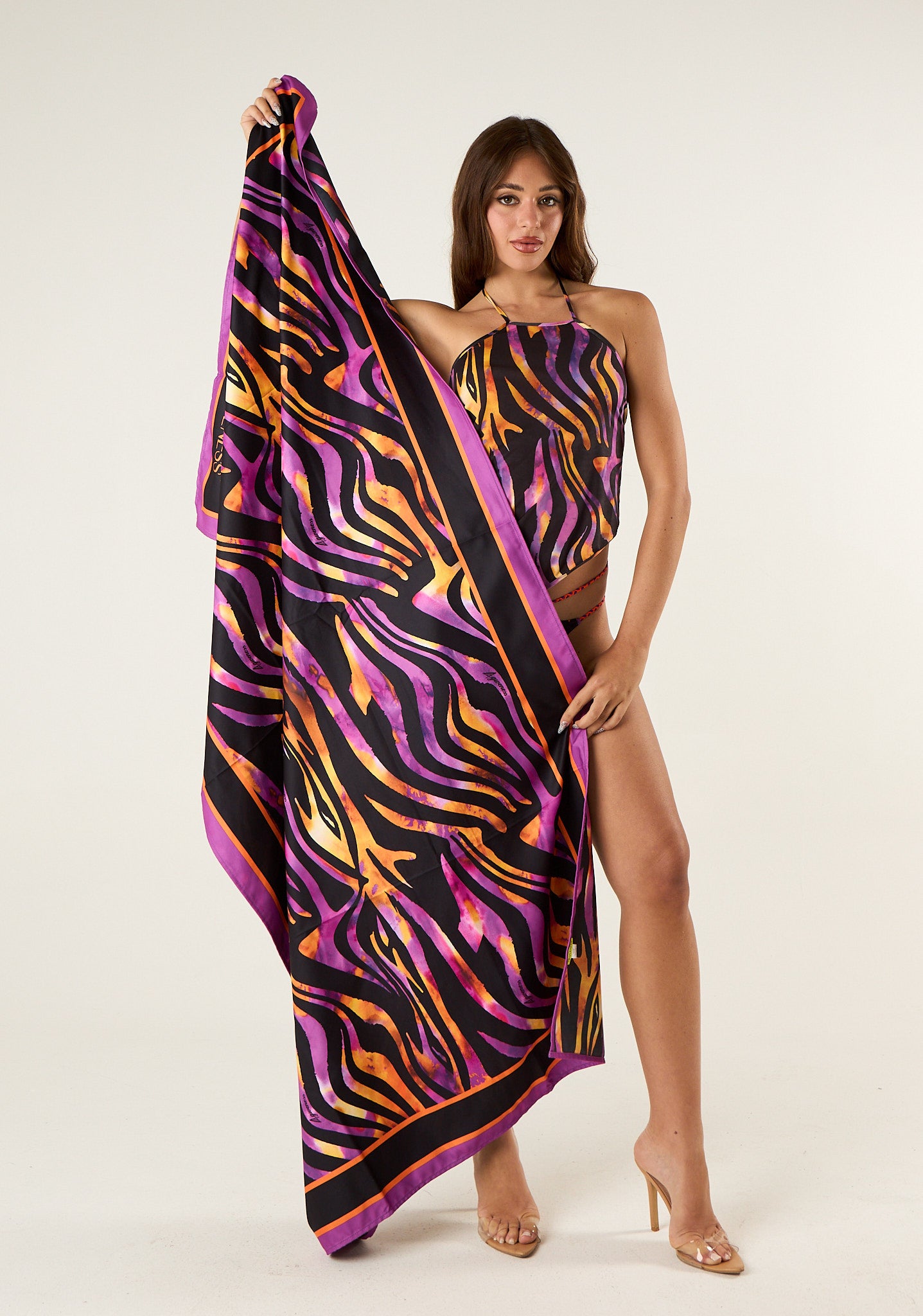 Telo mare Hypnotic Zebra