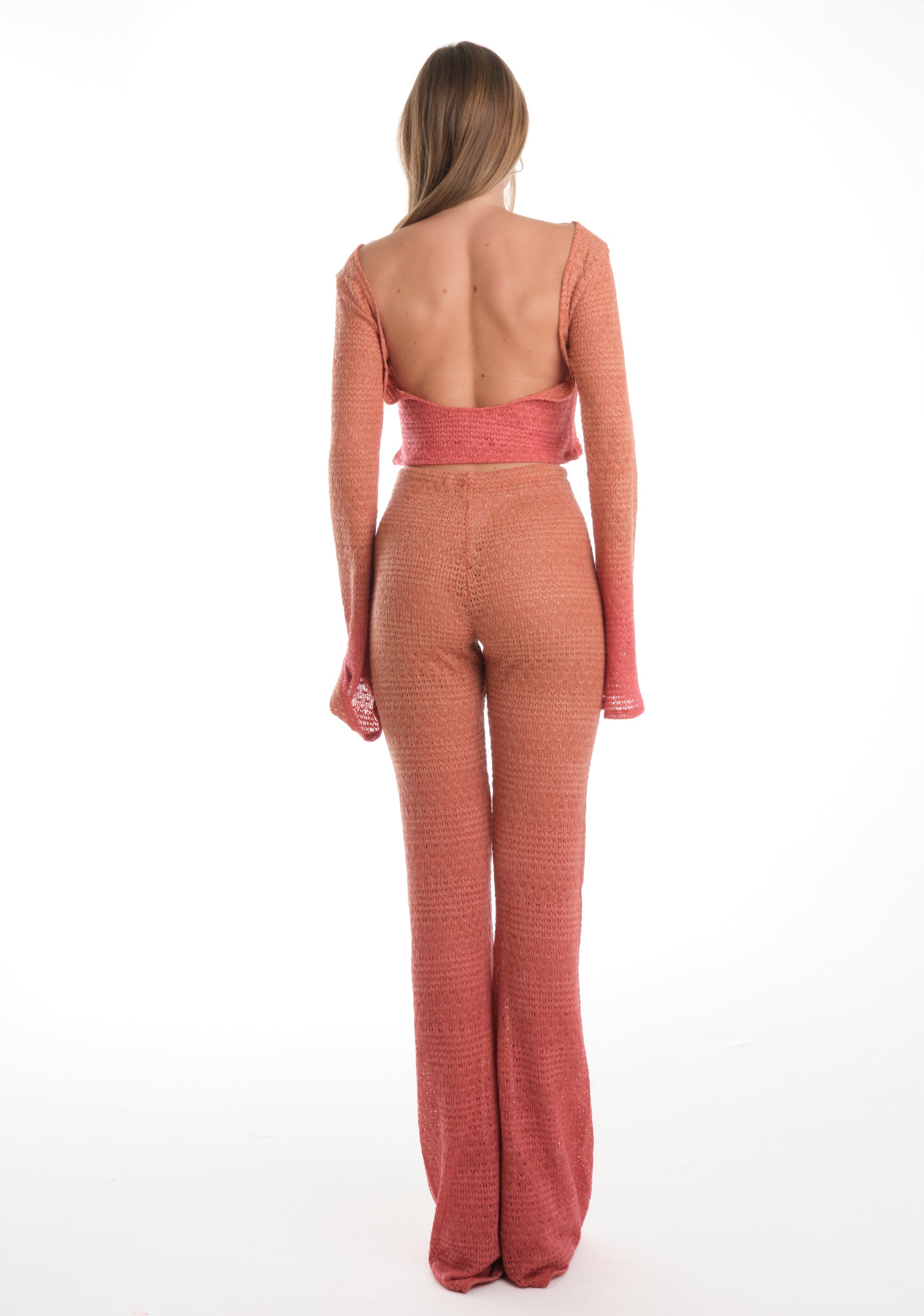 Top crop in maglia