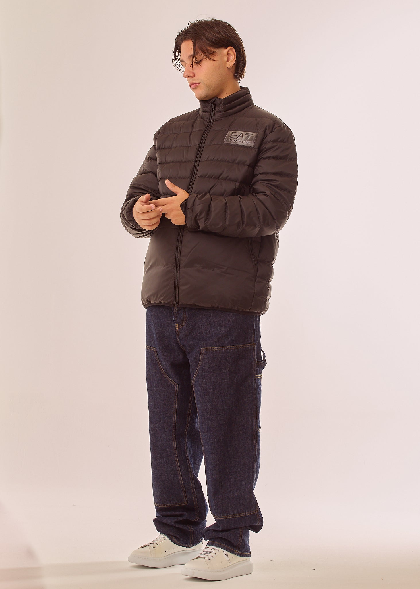 Piumino fullzip in nylon