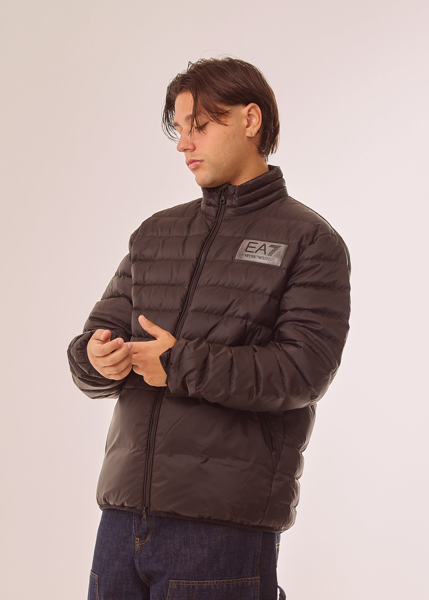 Piumino fullzip in nylon