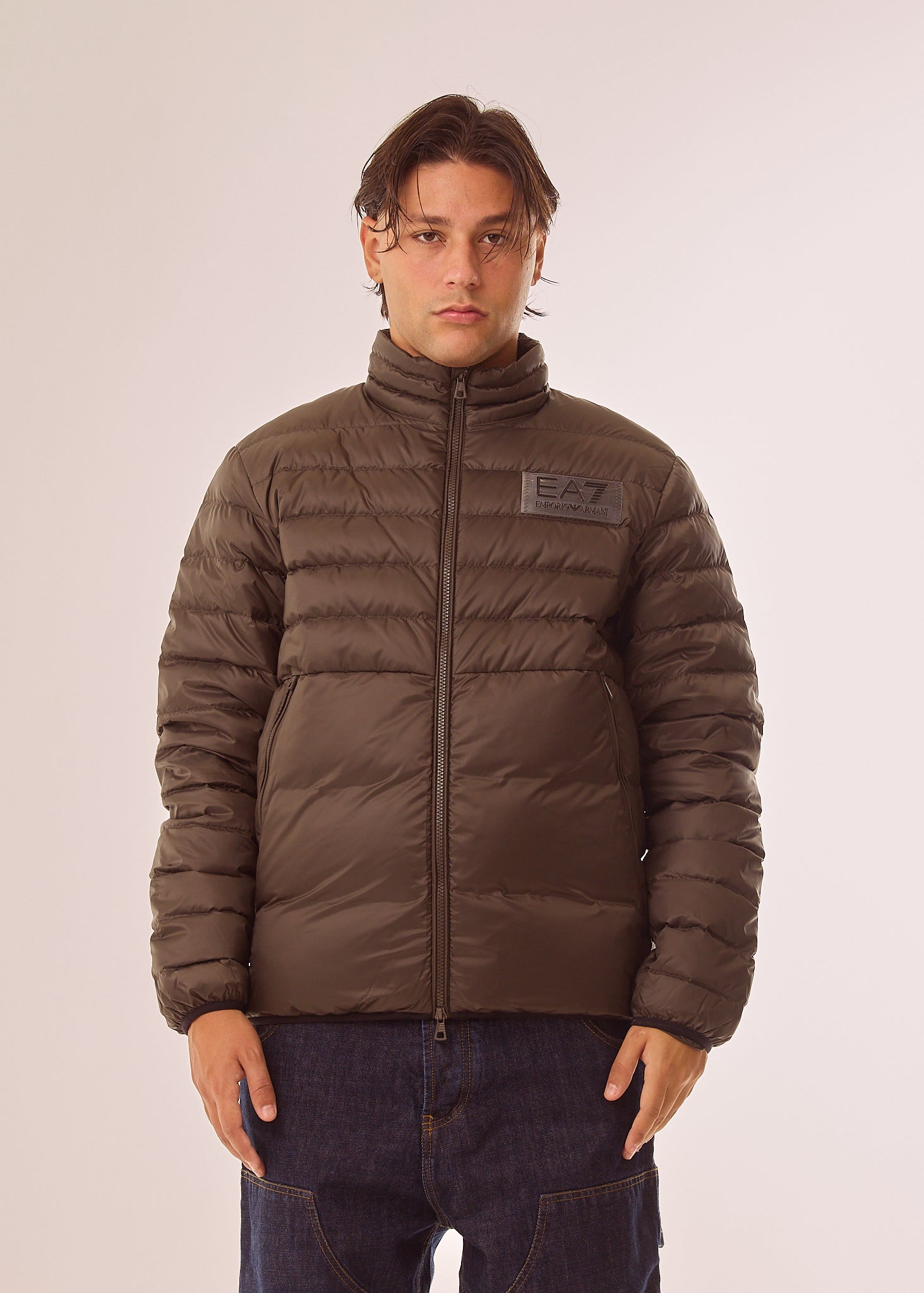 Piumino fullzip in nylon