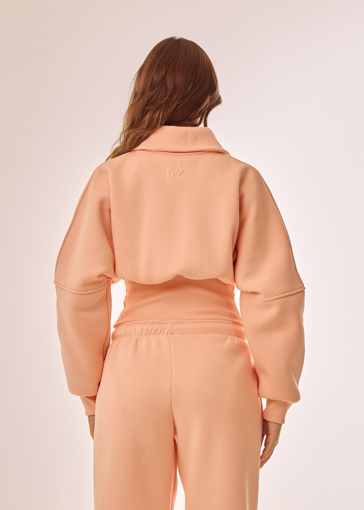 Felpa corta con corpetto