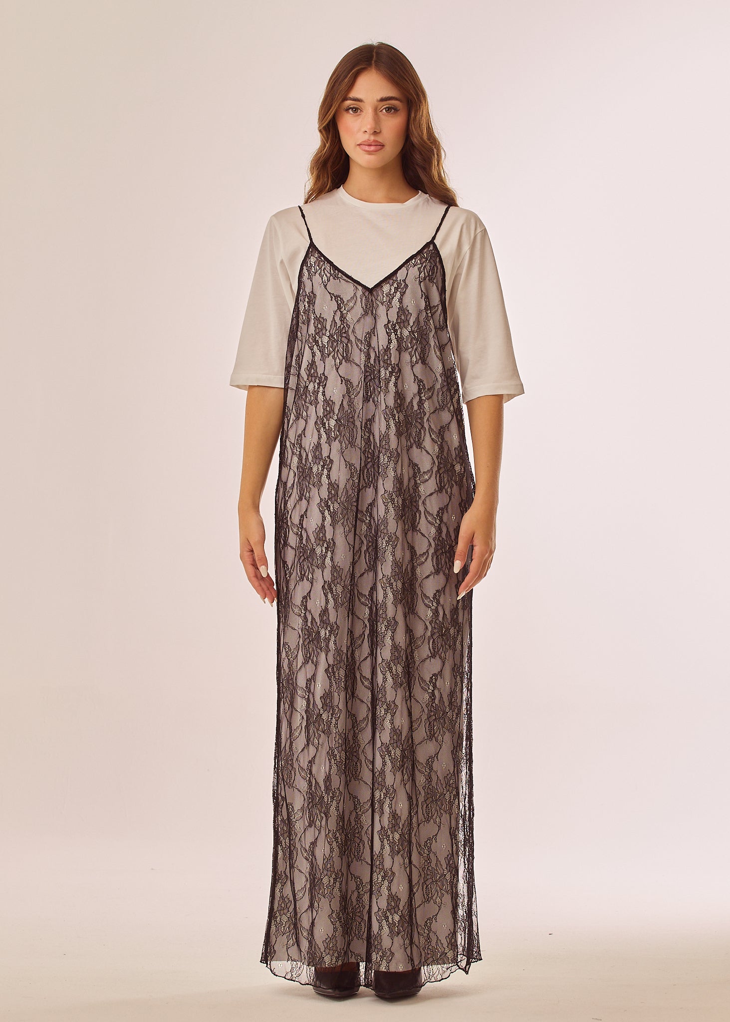 Abito maxi con canotta