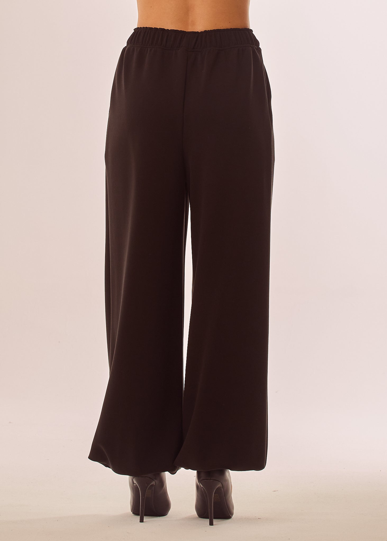 Pantalone tuta over in tessuto soft