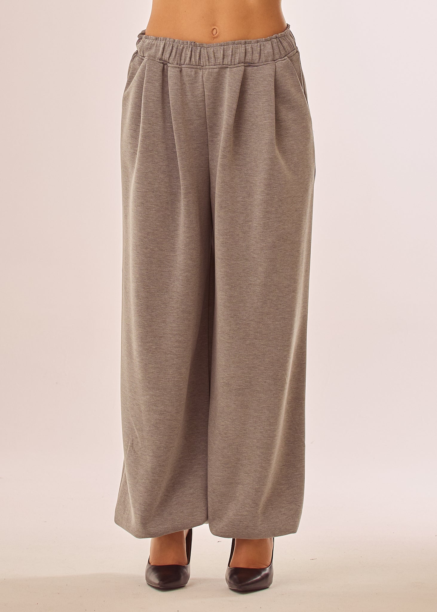 Pantalone tuta over in tessuto soft