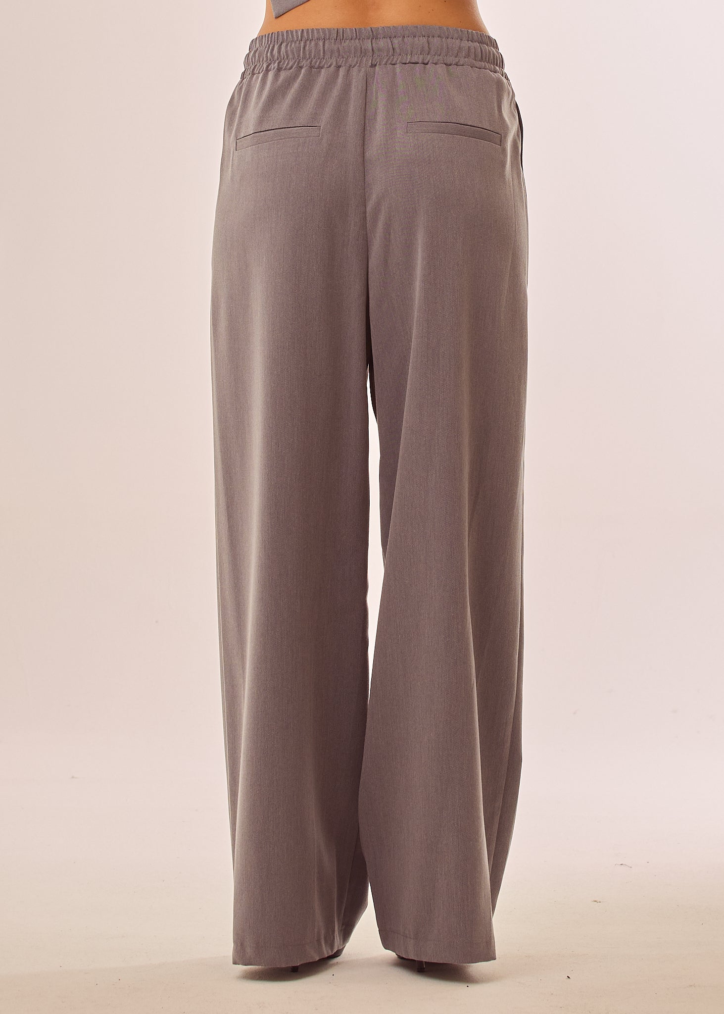 Pantalone palazzo con coulisse in vita