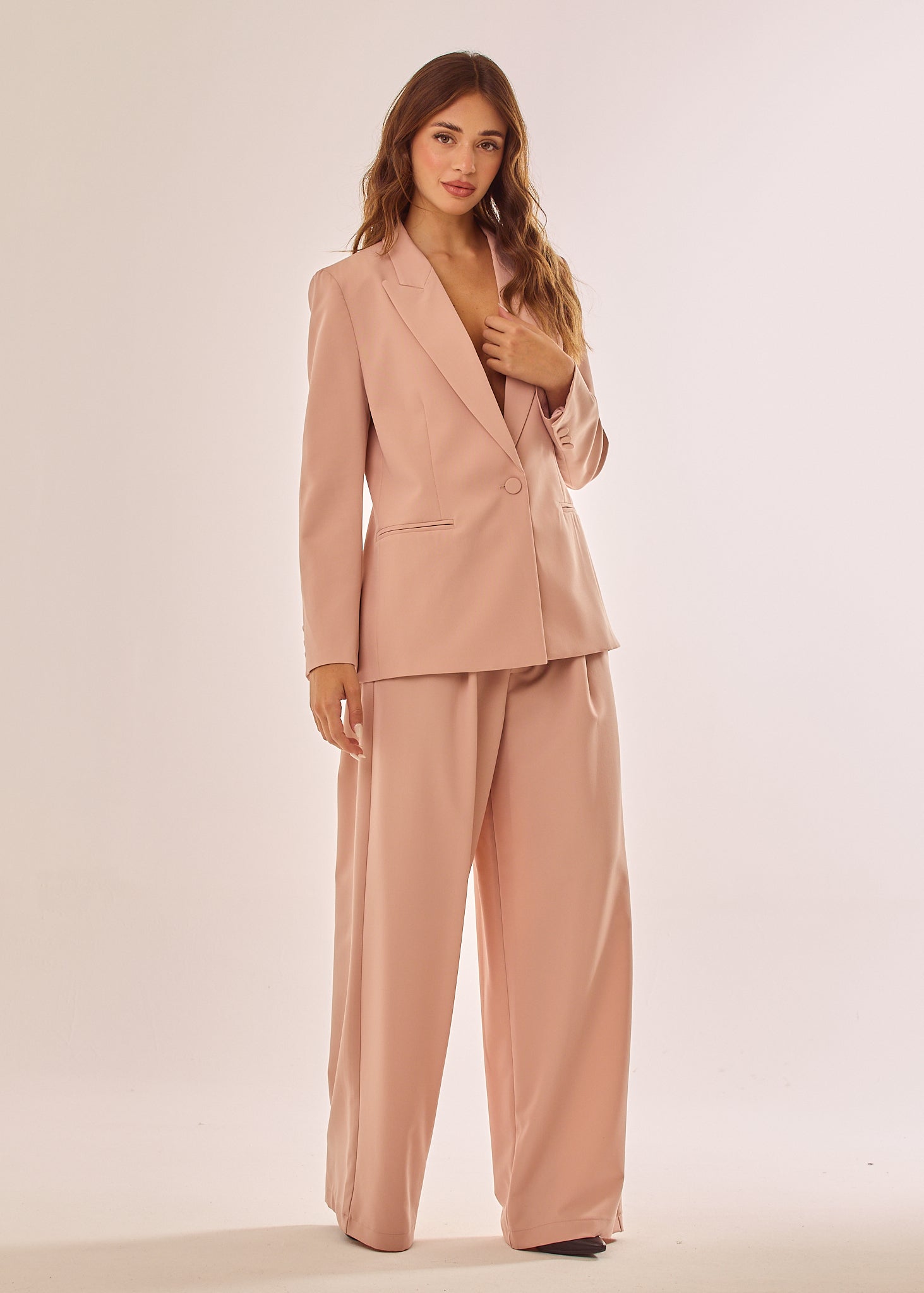 Pantalone palazzo con coulisse in vita