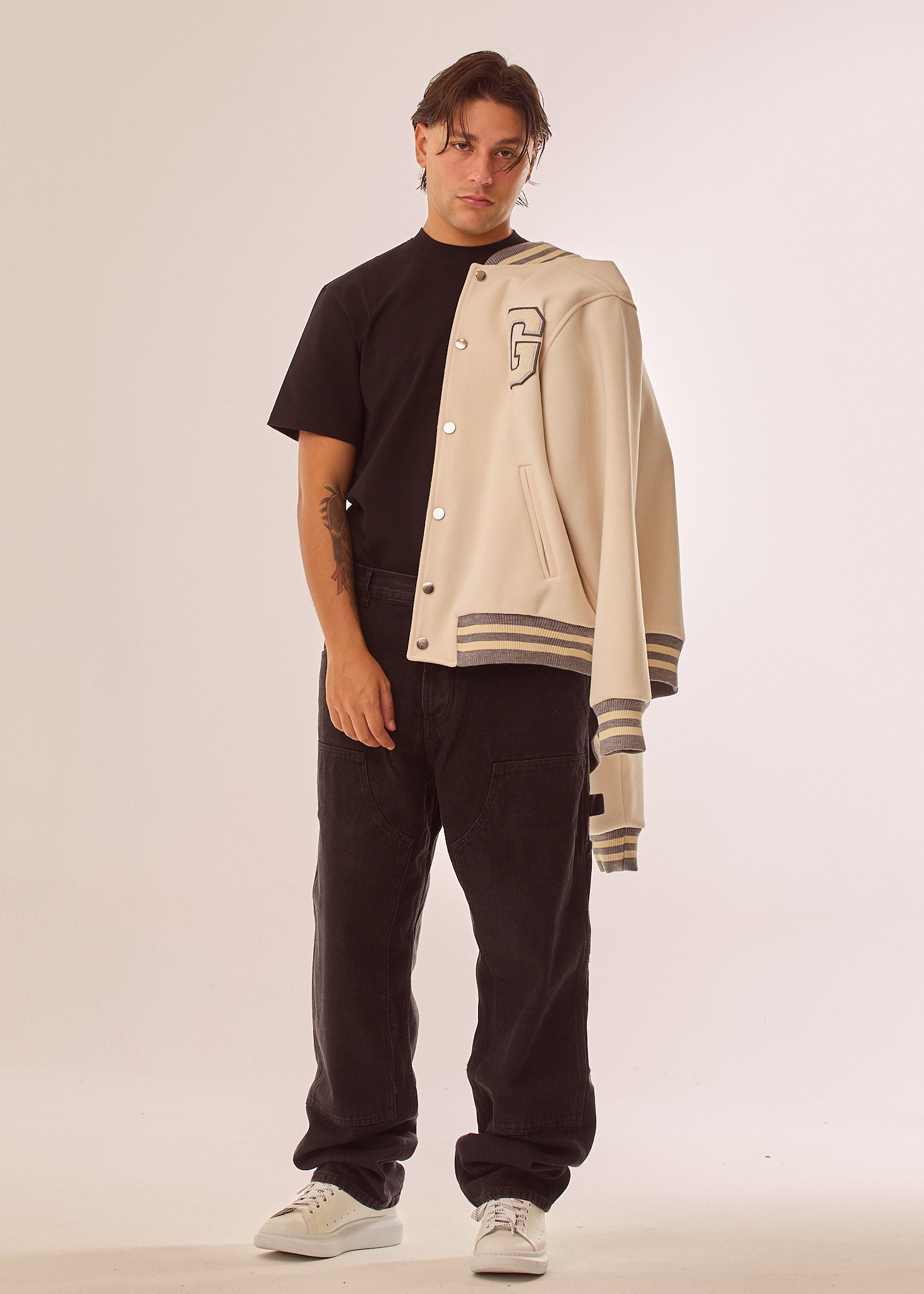 Jeans baggy con tasconi