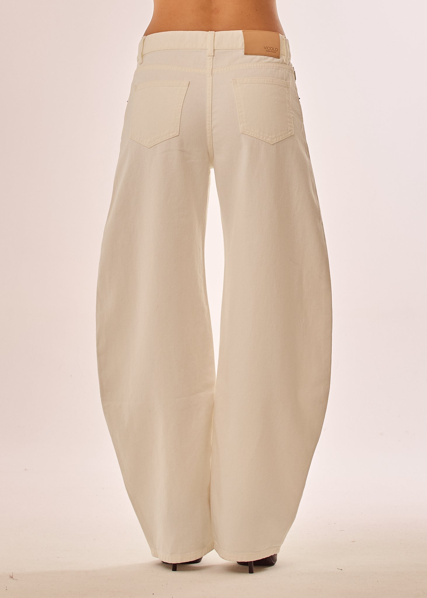 Jeans ballon a vita regolare