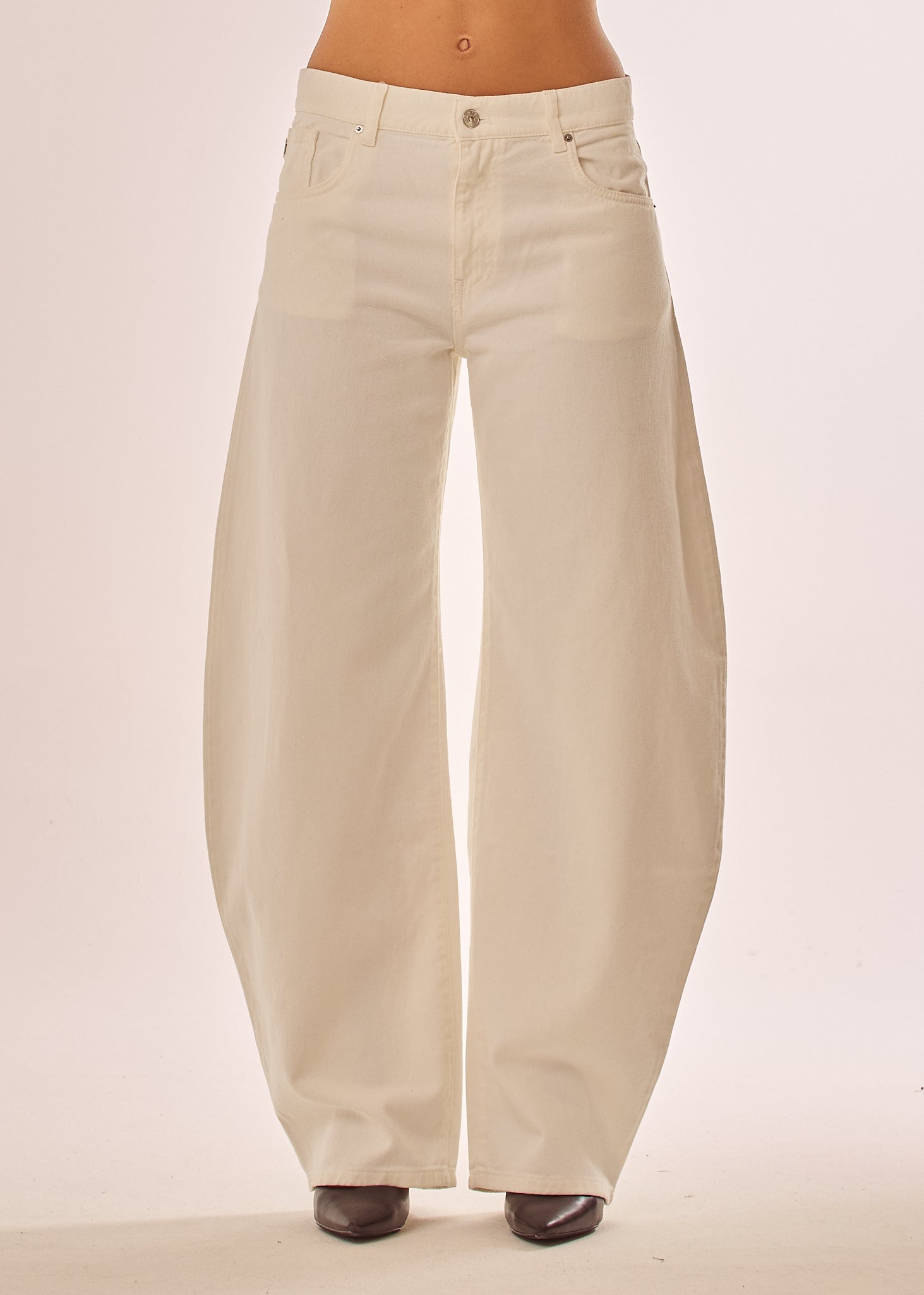 Jeans ballon a vita regolare