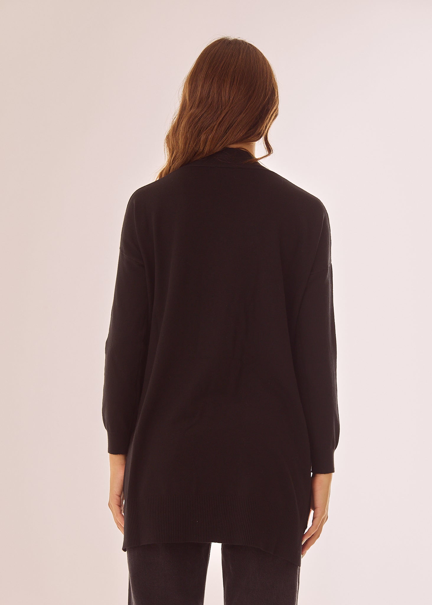 Cardigan con collo sciallato