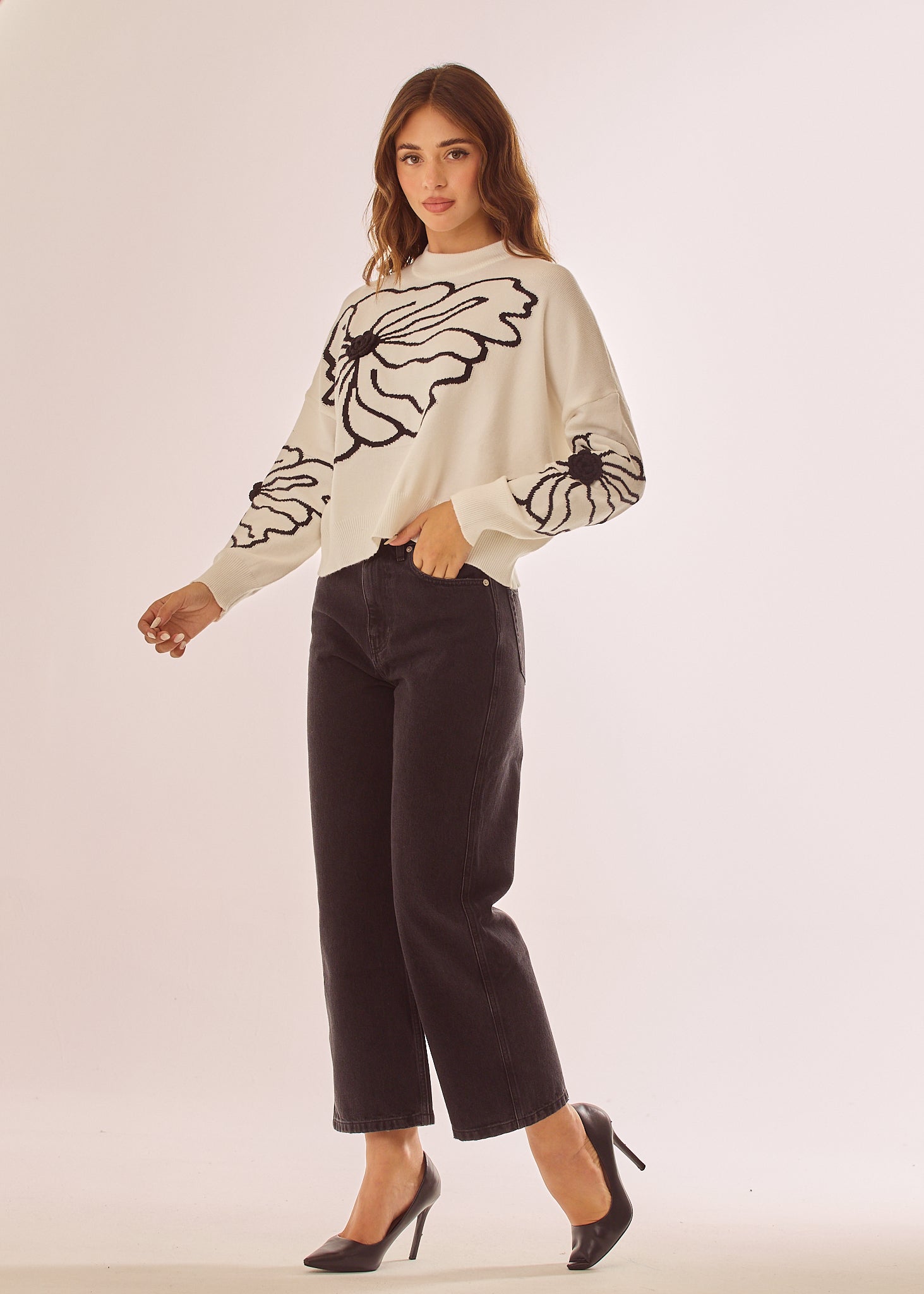 Jeans a gamba dritta