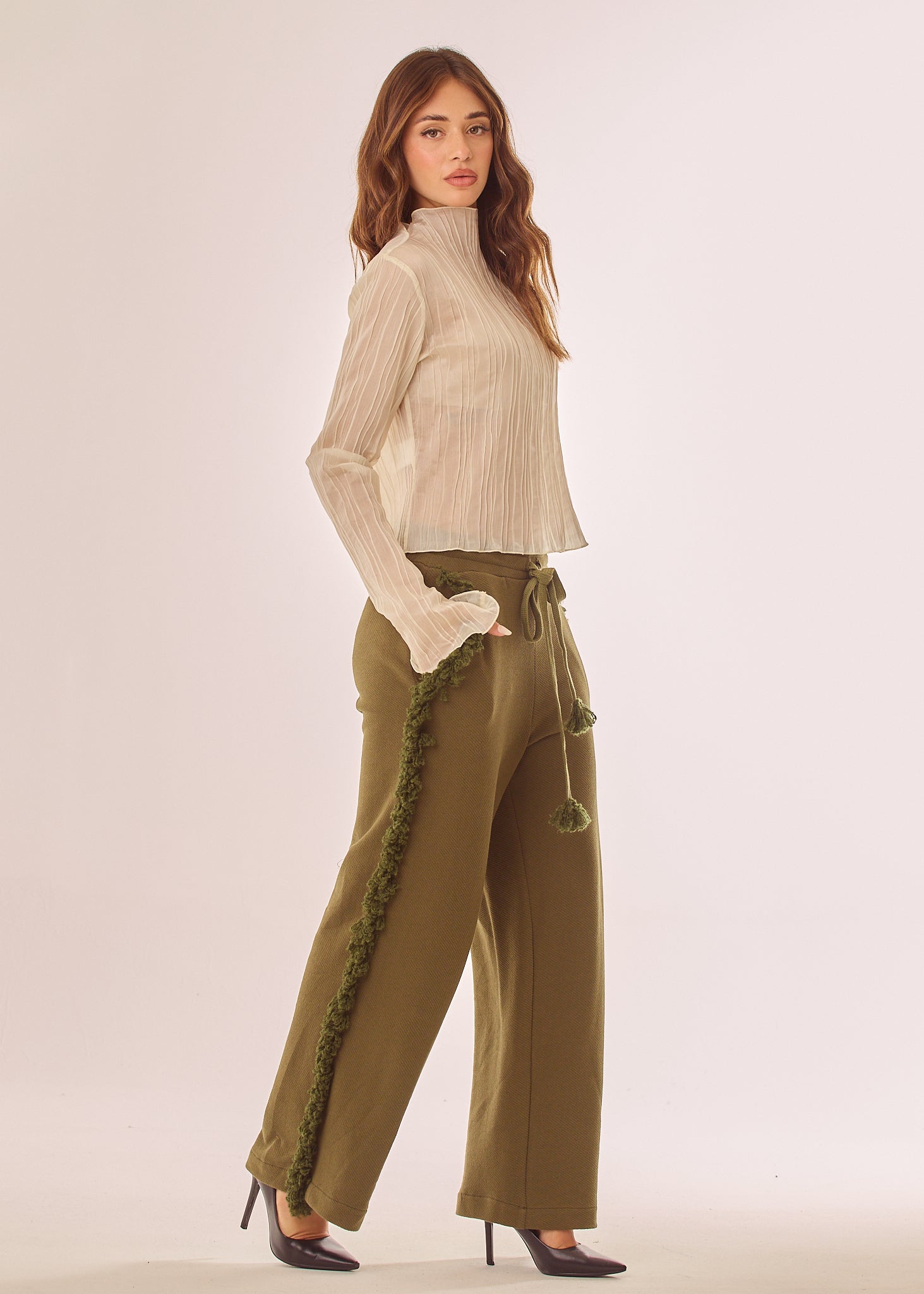Blusa trasparente