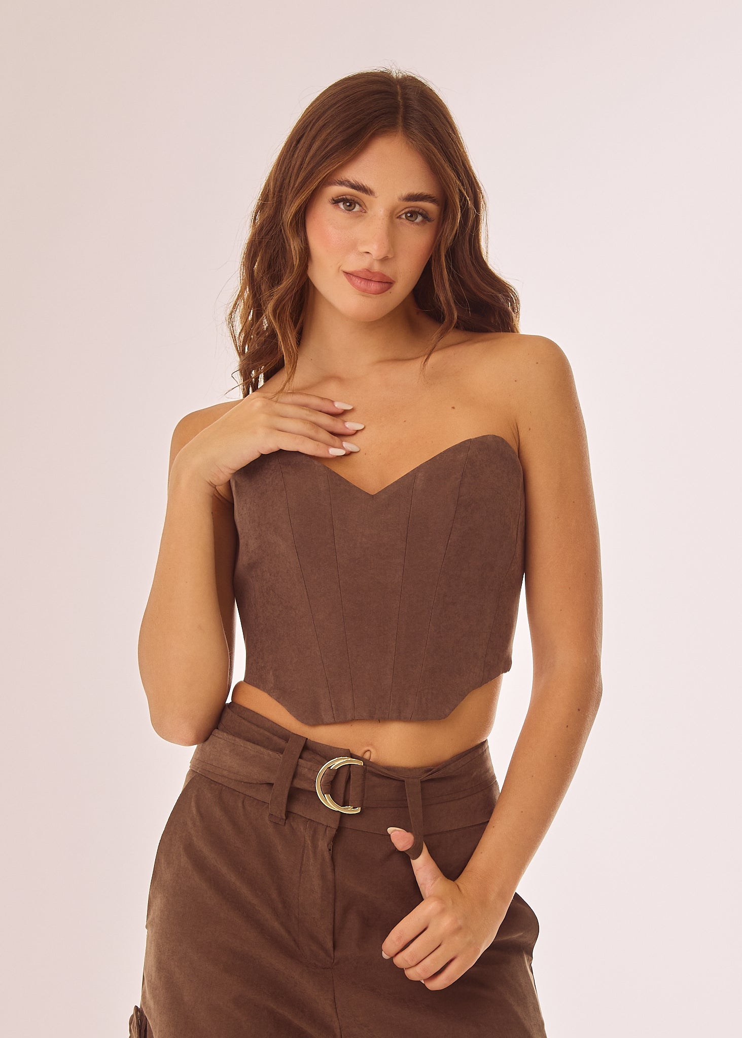 Corpetto con scollo a cuore