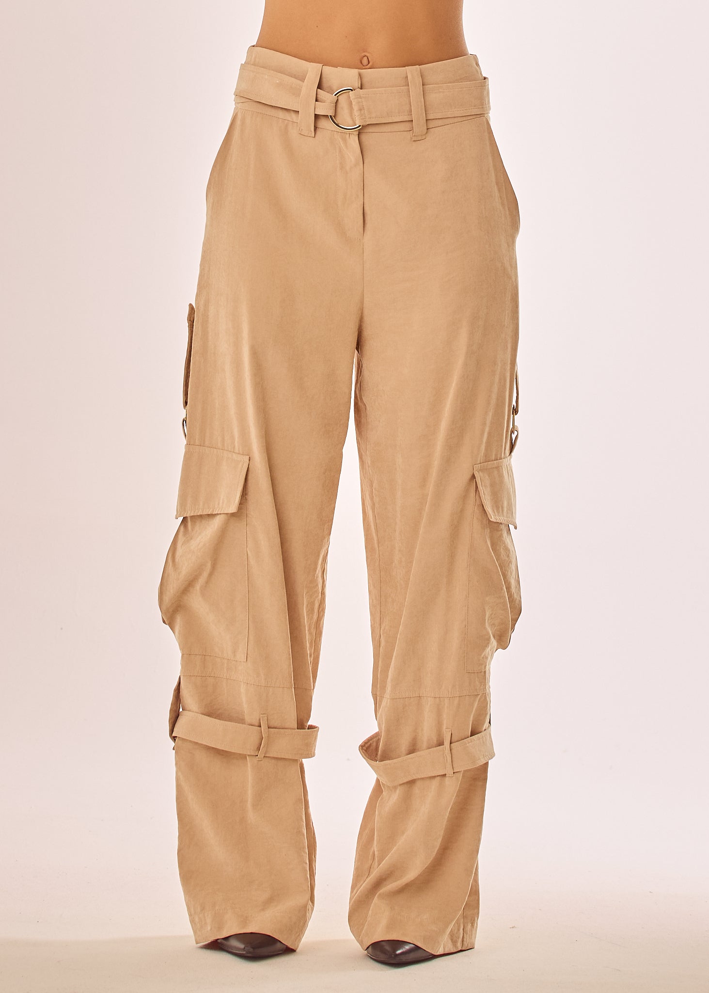 Pantalone over ad effetto vellutato