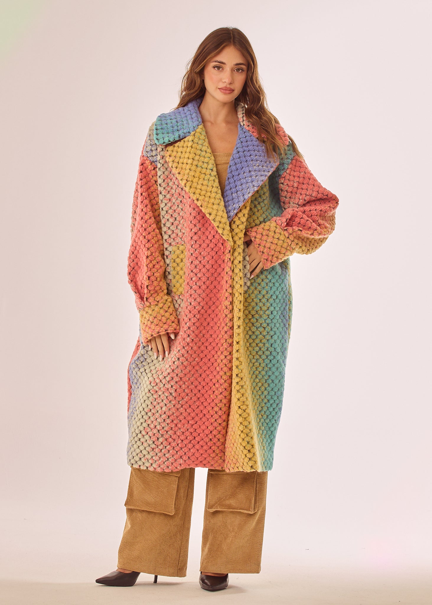 Cappotto multicolor