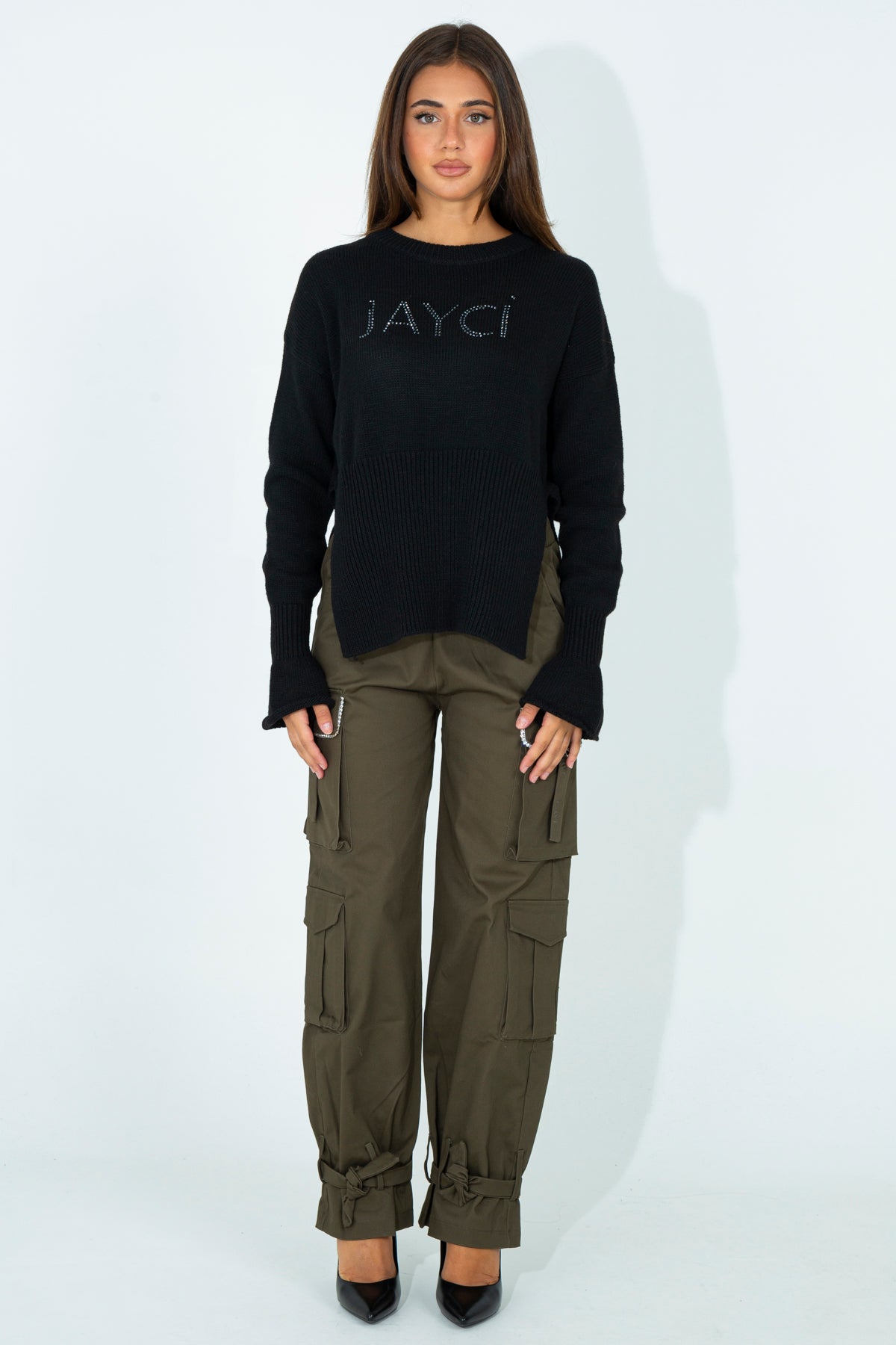 Cargo trousers in gambardina