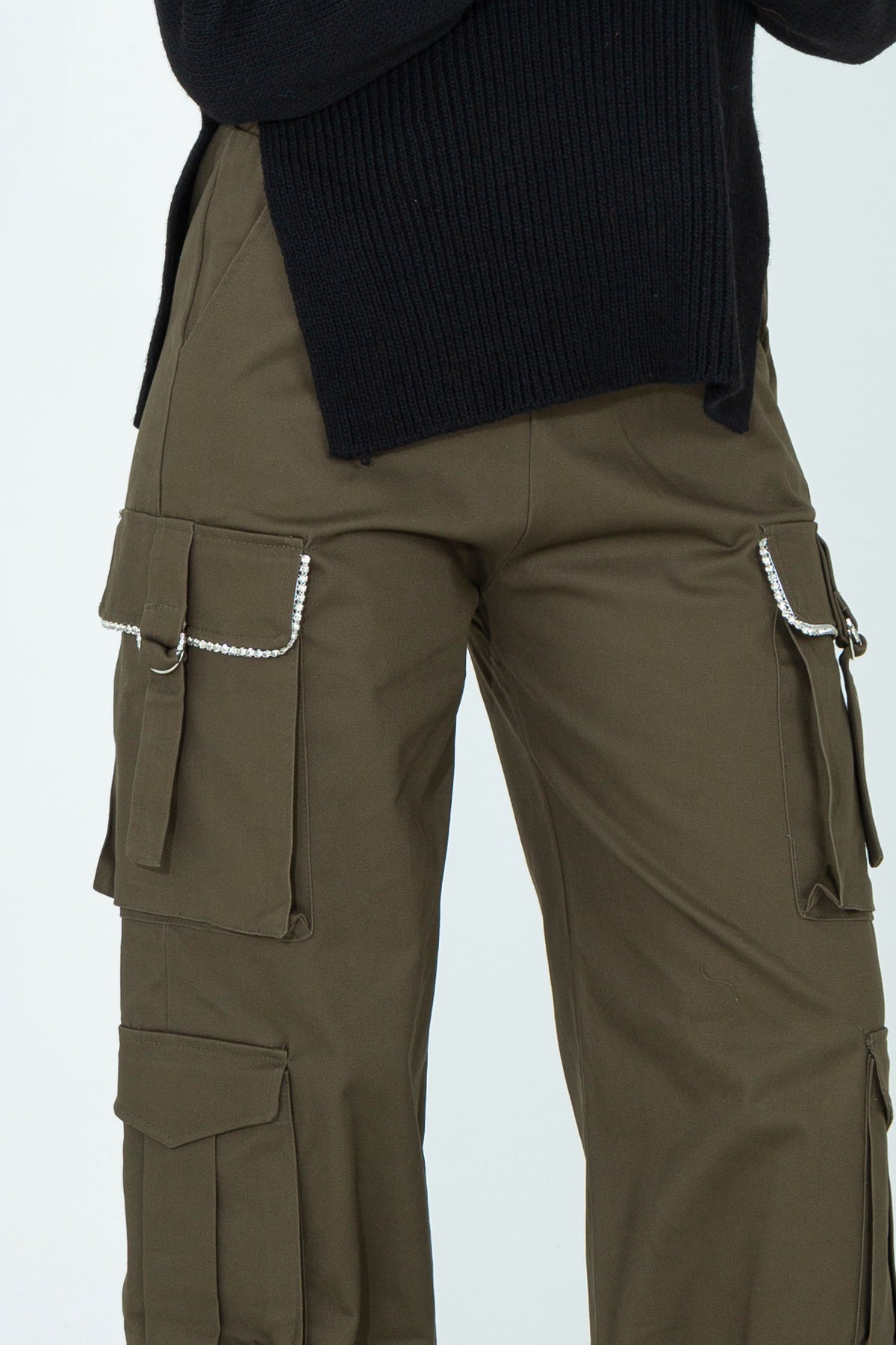 Cargo trousers in gambardina