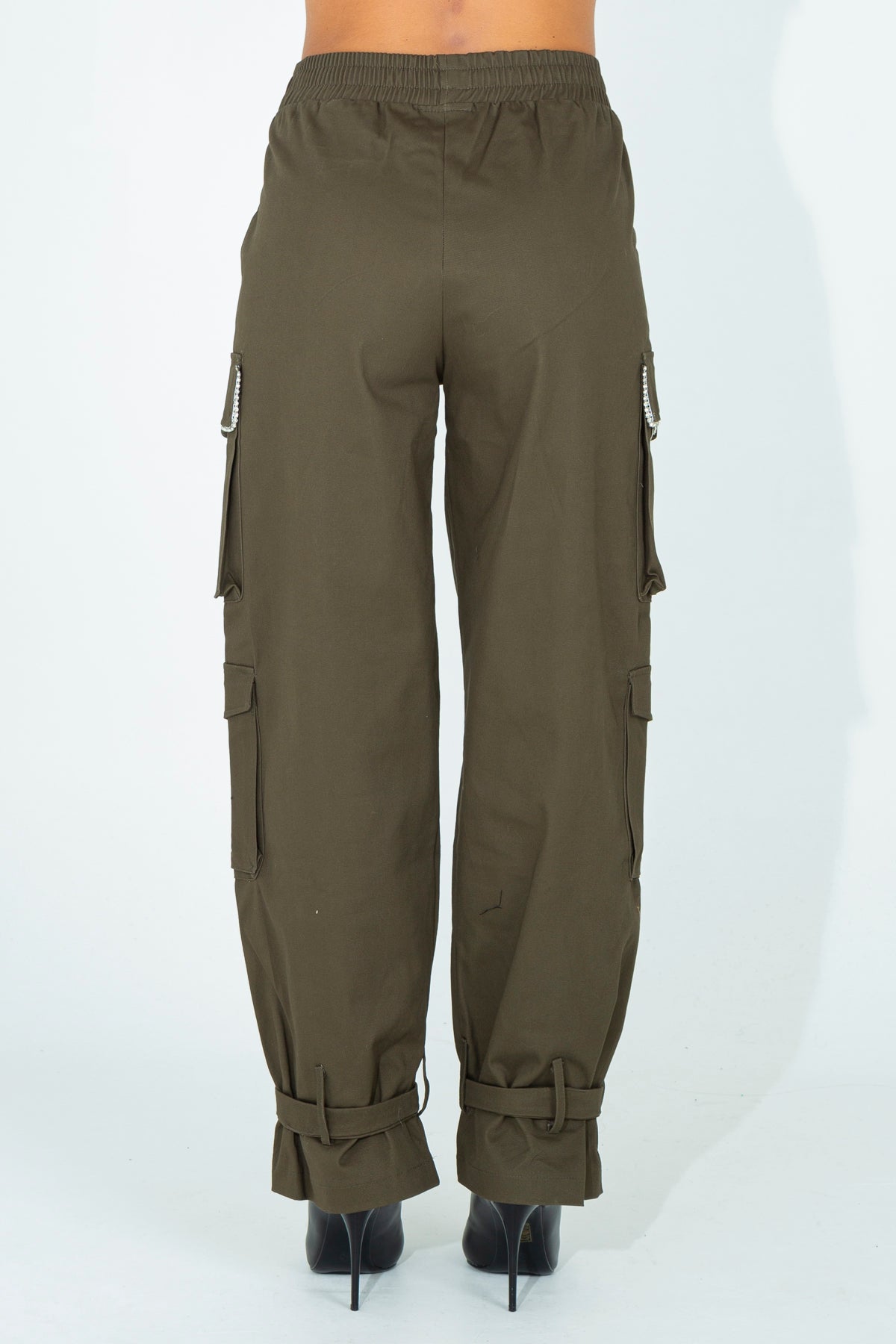 Cargo trousers in gambardina